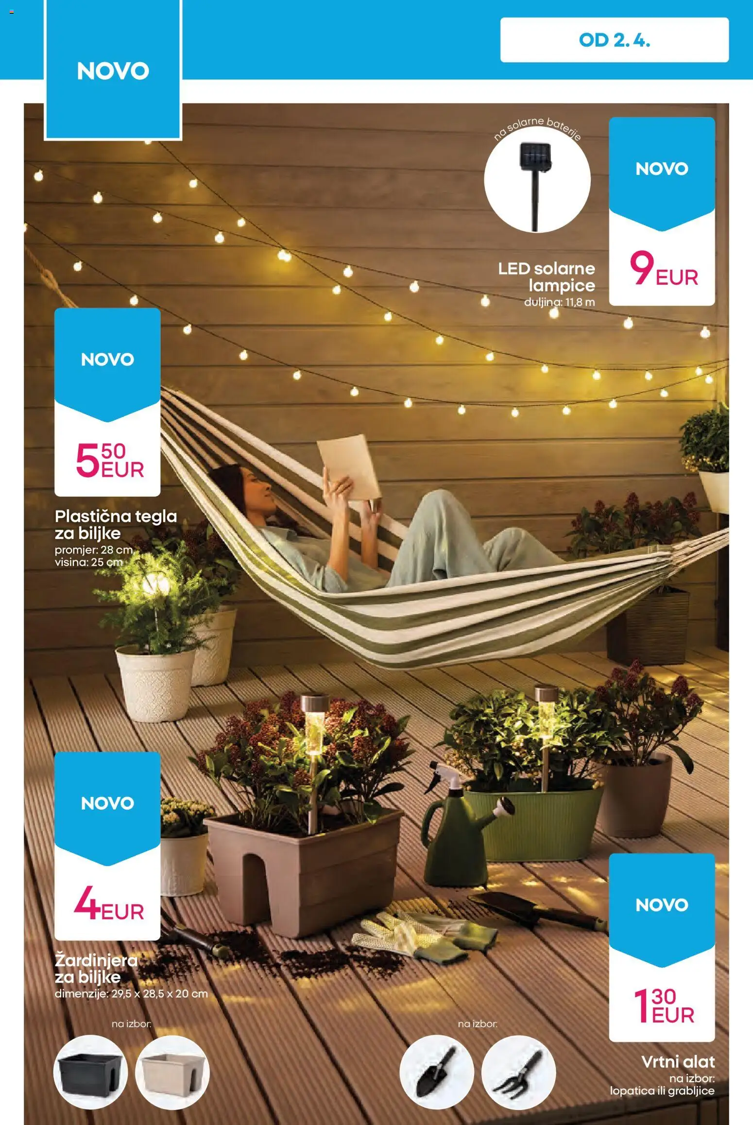 Pepco katalog | vrijedi od 02.04.2026 | Stranica: 6 | Proizvodi: Tegla za biljke, Alat, Baterije, Lopatica