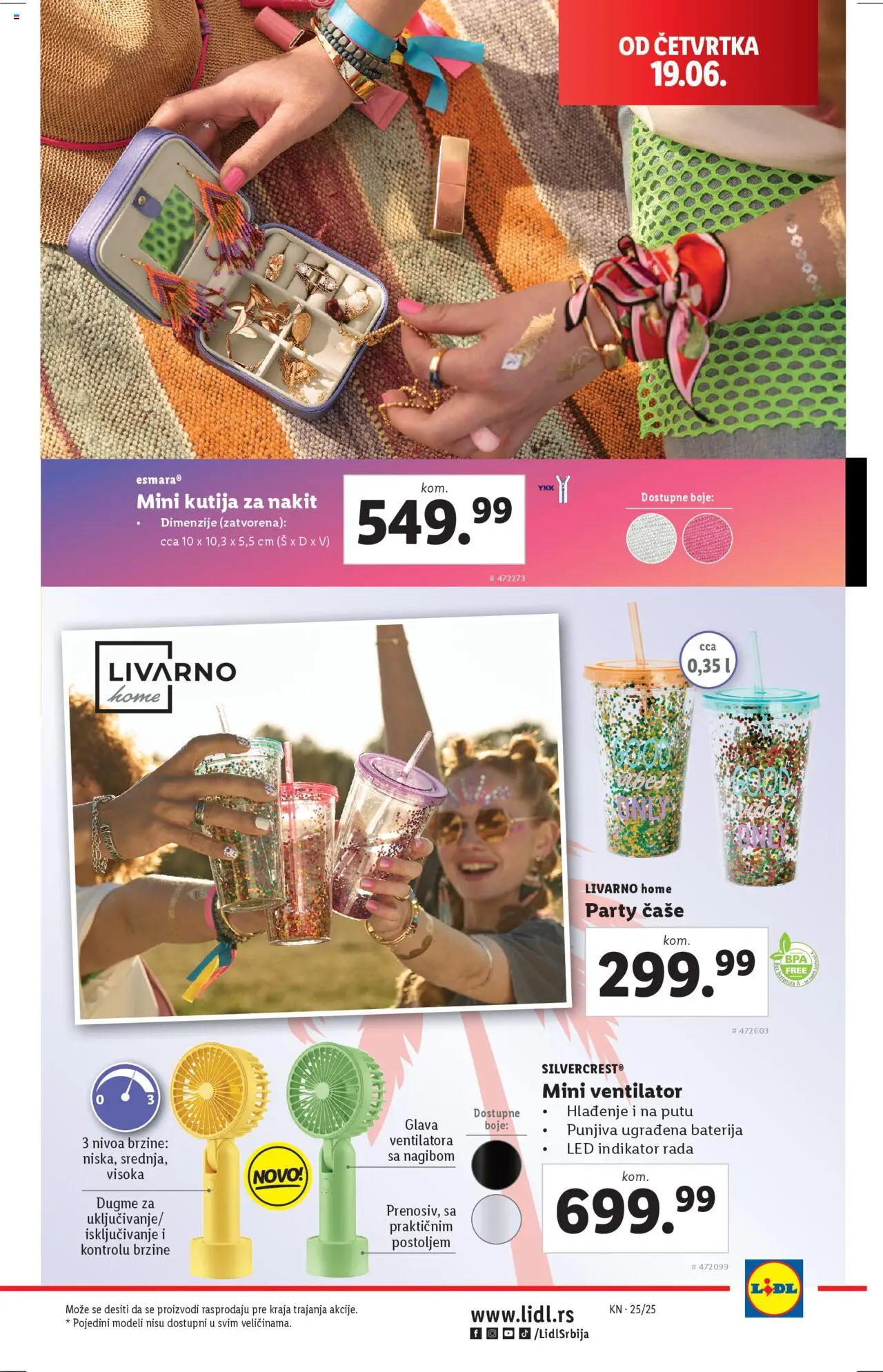 Lidl katalog - važi od 19.06.2025 | Strana: 9 | Proizvode: Ventilator, Kutija, Baterija