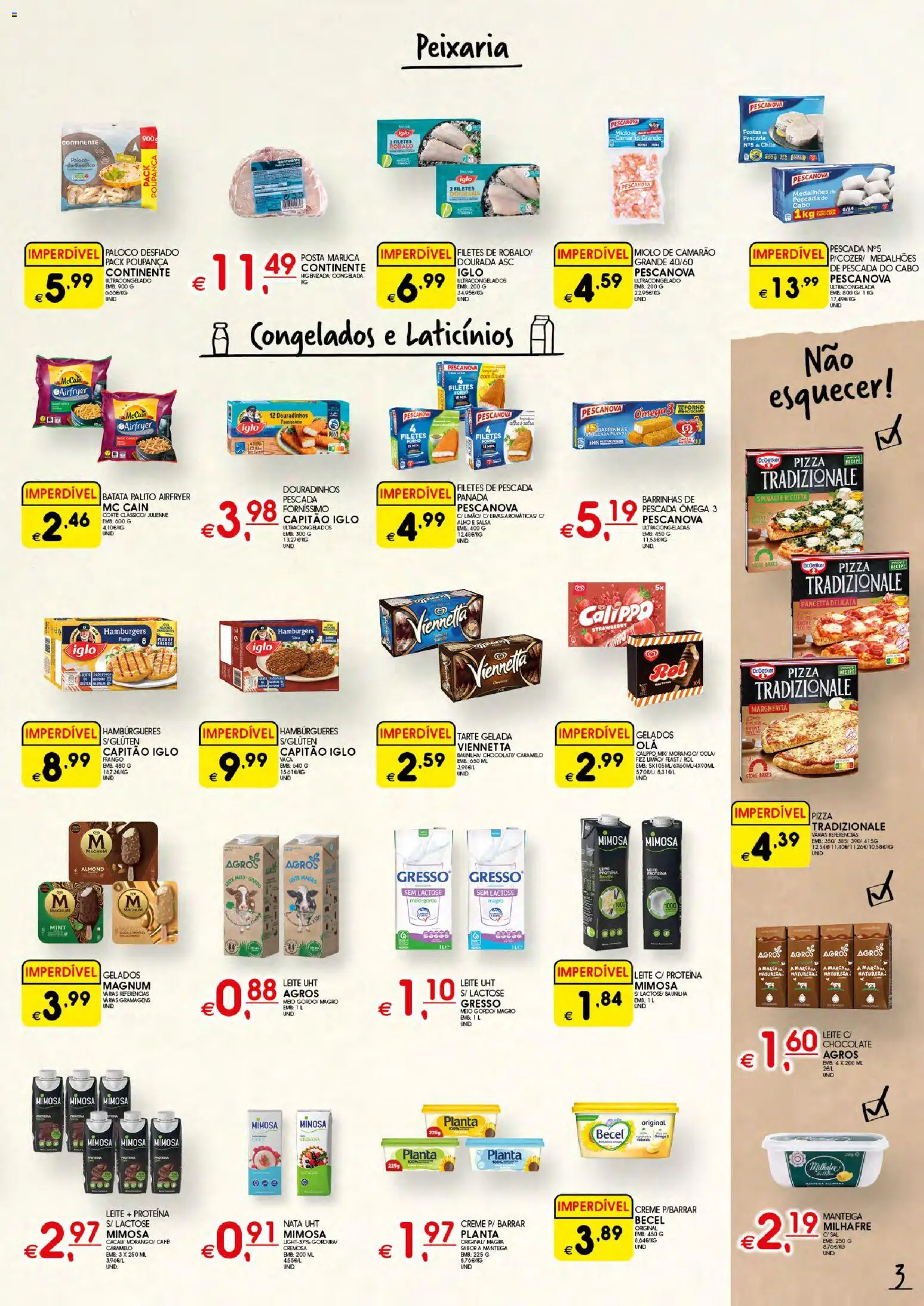 Meu Super folheto │ válido de 22.01.2026 | Página: 3 | Produtos: Batata, Lente, Leite, Chocolate