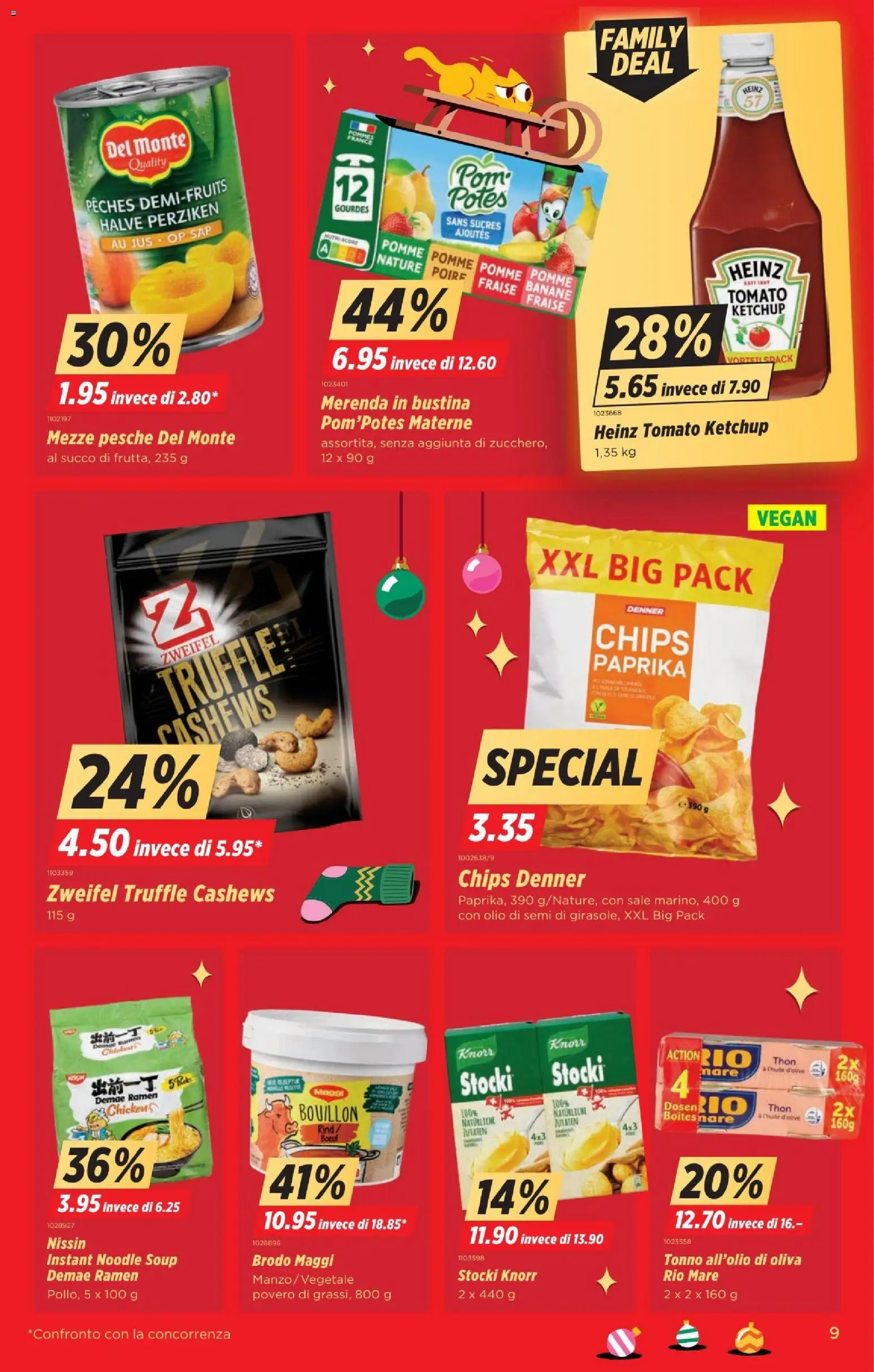 Denner Aktionen IT – gültig ab 02.12.2025 | Seite: 9 | Produkte: Chips, Ketchup