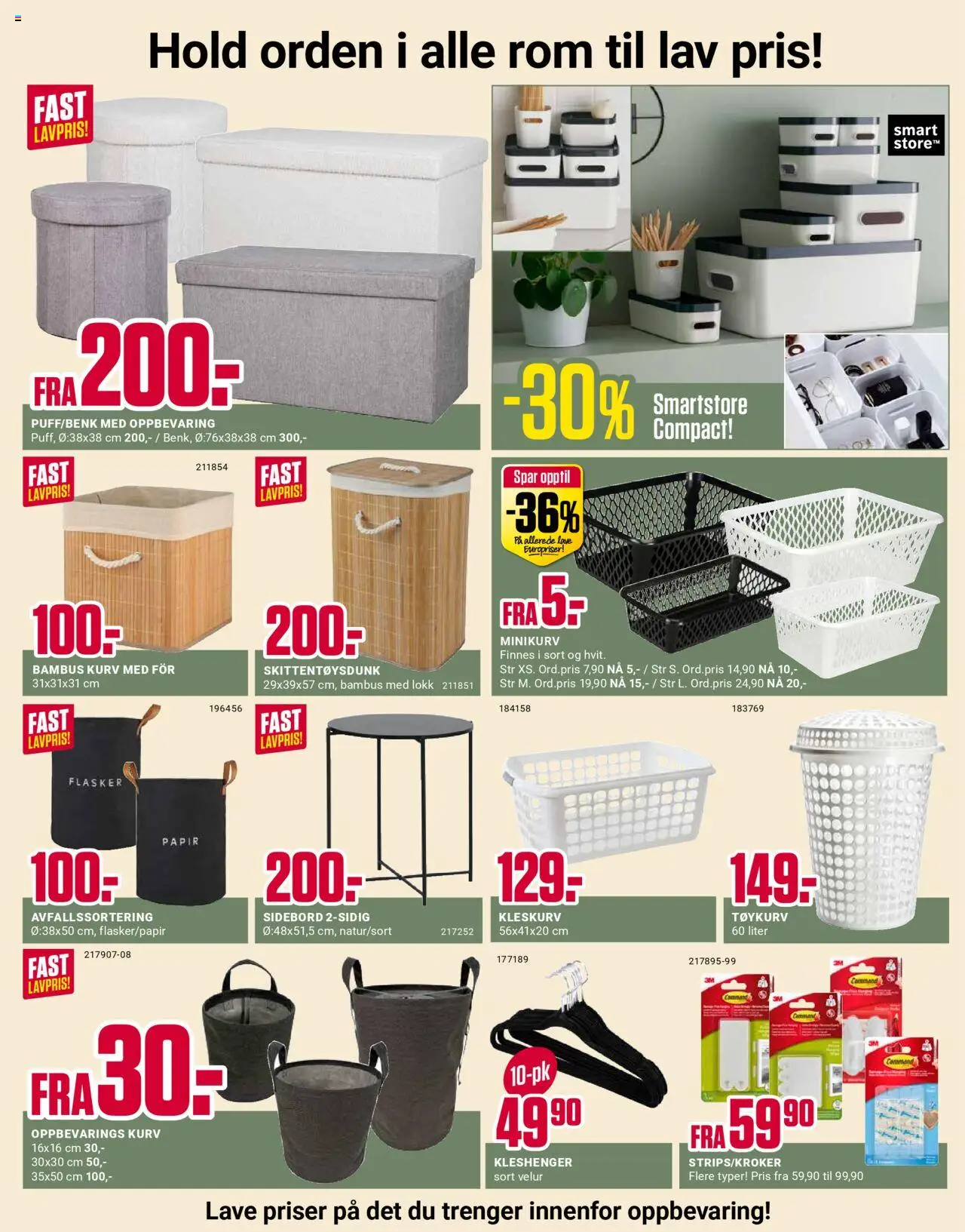  | Side: 7 | Produkter: Persienn, Sidebord, Kurv, Kleshenger
