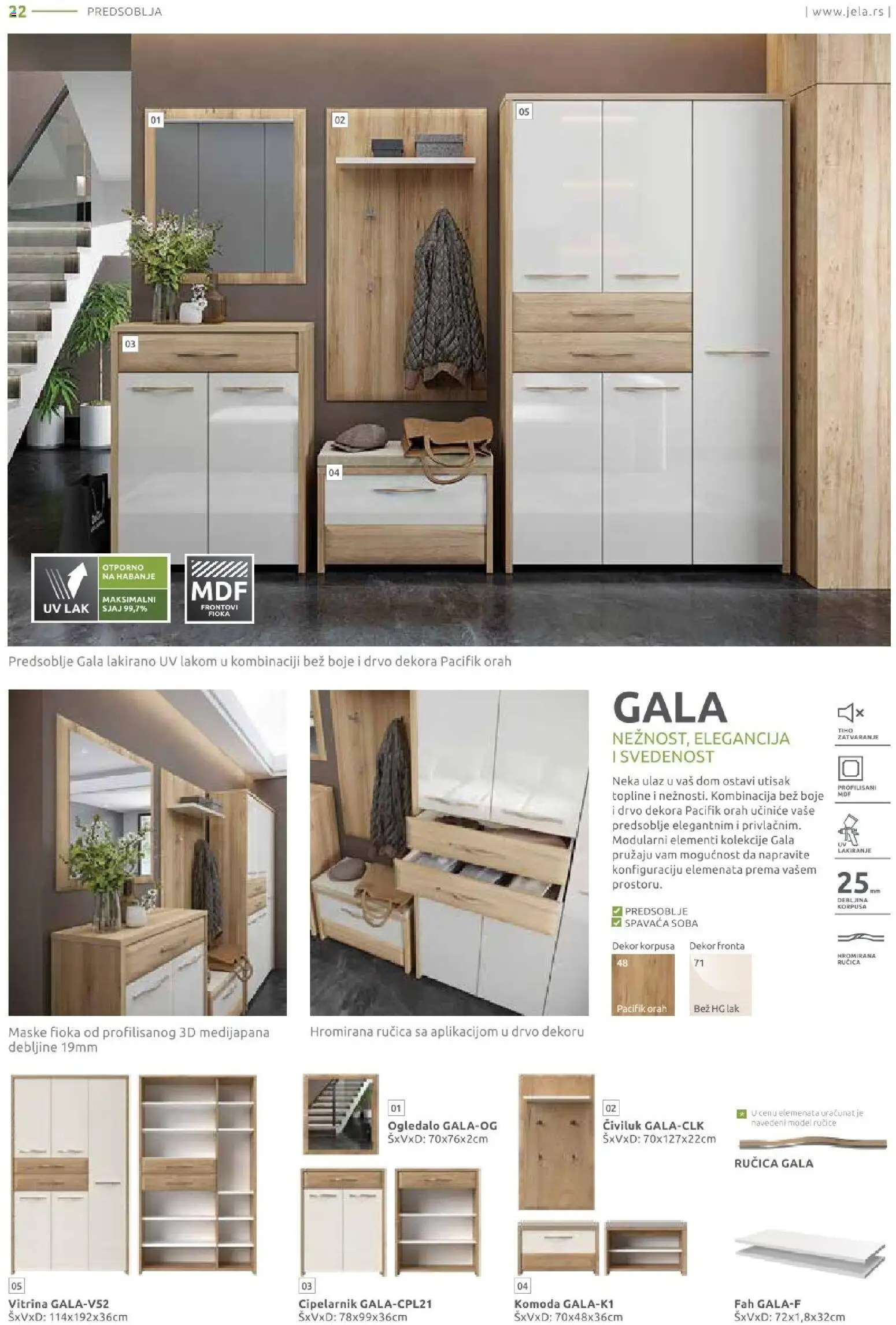 Jela katalog - važi od 09.03.2026 | Strana: 22 | Proizvode: Komoda, Ogledalo, Orah, Civiluk