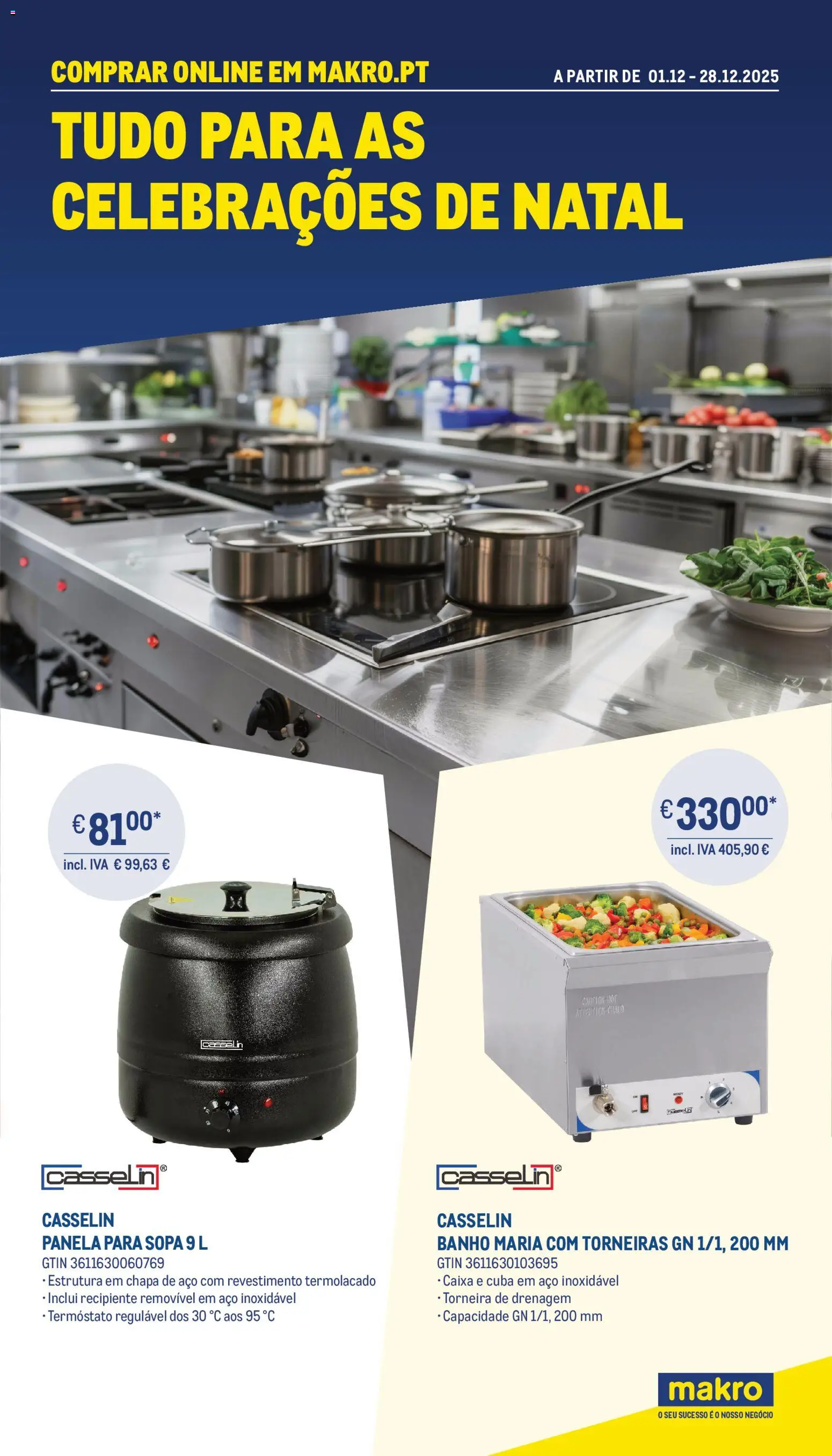 Makro Tudo para as celebrações de Natal  │ válido de 01.12.2025 | Página: 1