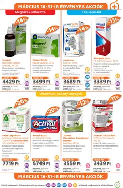Alma Gyógyszertárak akciós újság - amely érvényes a következő dátumtól: 01.03.2026 | Oldal: 17 | Termékek: Béres csepp, Multivitamin