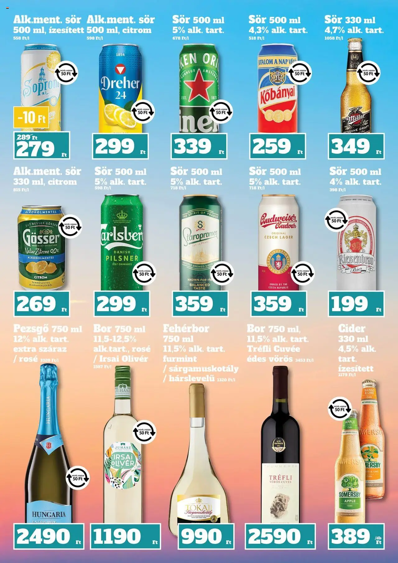 Family Diszkont akciós ujság - amely érvényes a következő dátumtól: 07.08.2025 | Oldal: 14 | Termékek: Lime, Budweiser, Fehérbor, Citrom