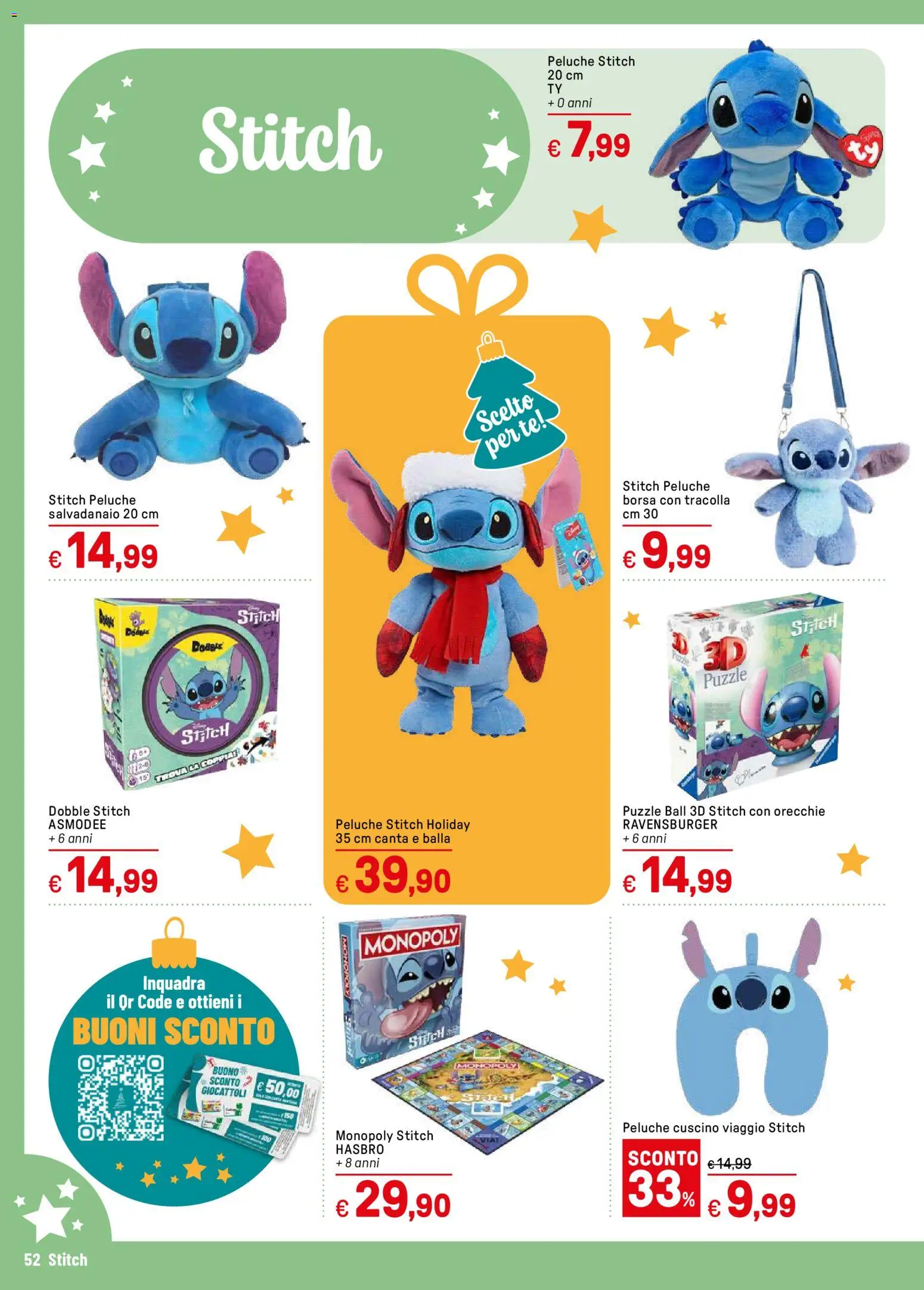 Volantino Iper del 05.11.2025 | Pagina: 52 | Prodotti: Peluche, Tè, Borsa, Cuscino