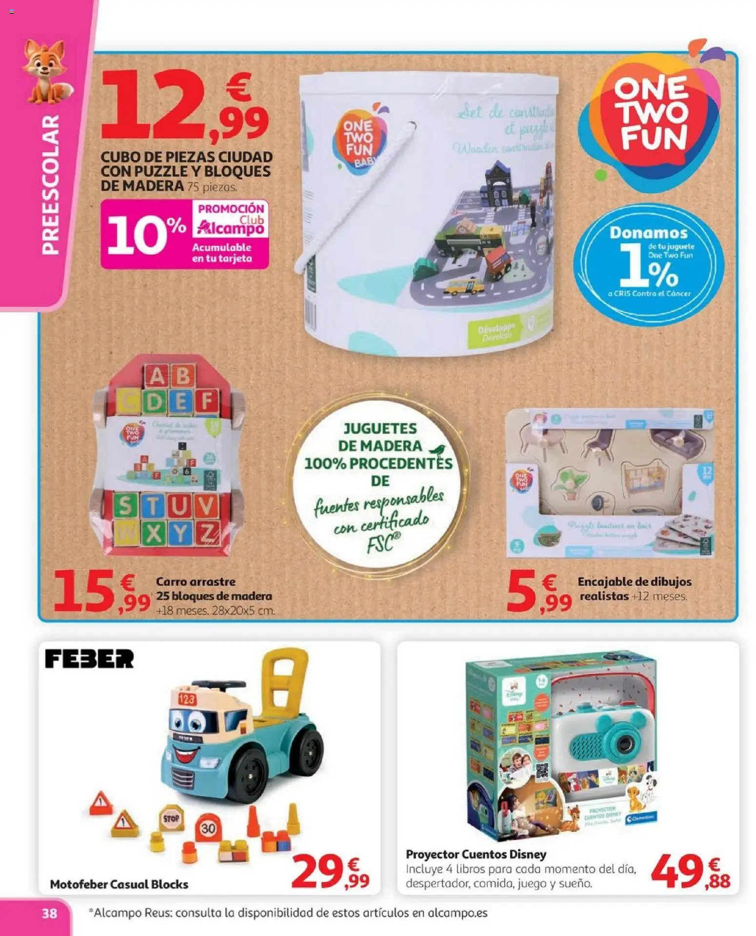 Alcampo - Juguetes │ válido desde el 03.11.2025 | Página: 38 | Productos: Juguetes