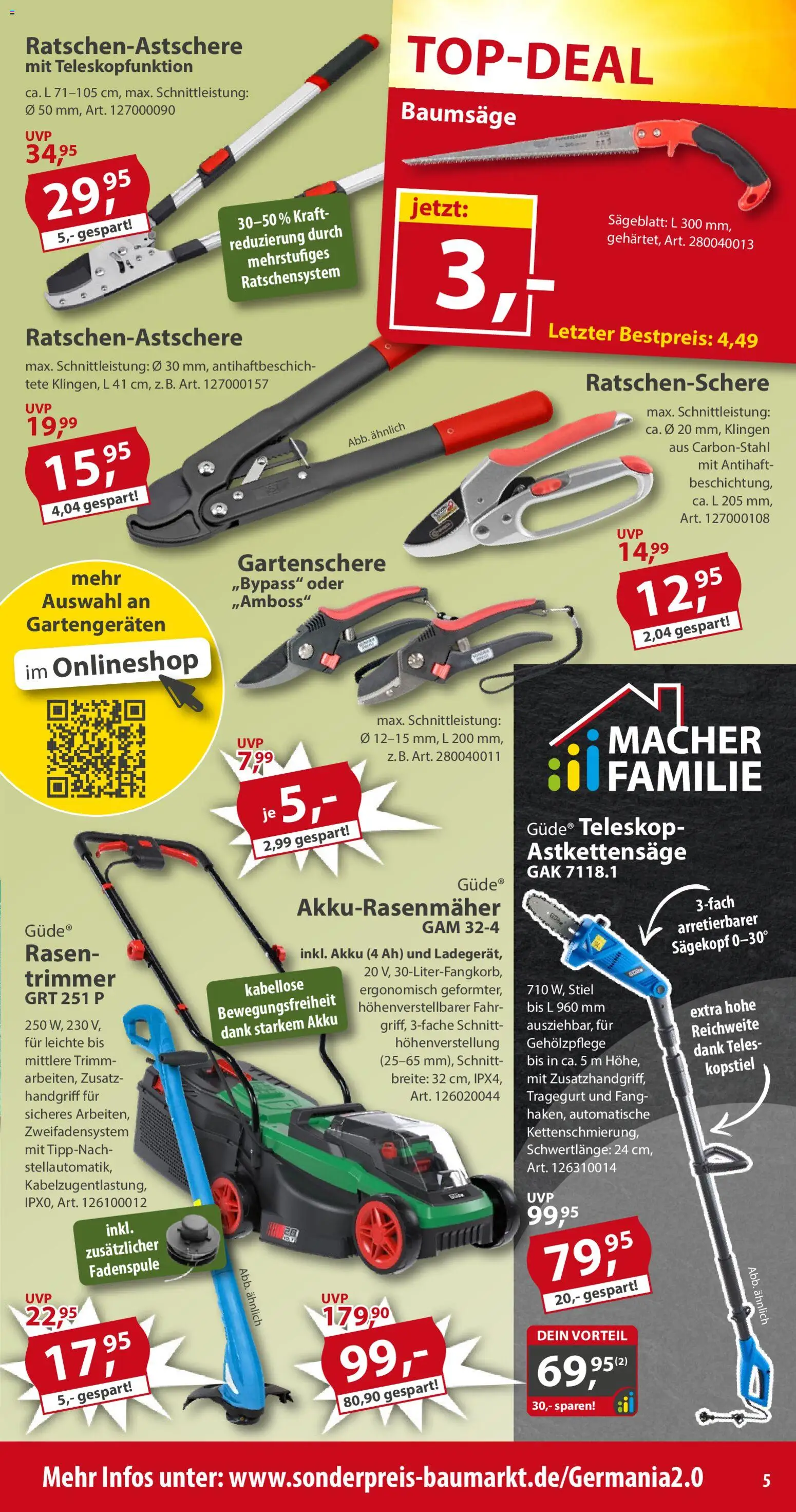 Sonderpreis Baumarkt Prospekt 	 – gültig ab 07.03.2026 | Seite: 5