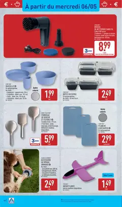 Aldi - Prévisualisation de Aldi catalogue valide à partir de 05.05.2026 | Page: 44 | Produits: Tampon, Brosse, Douche, Home Creation