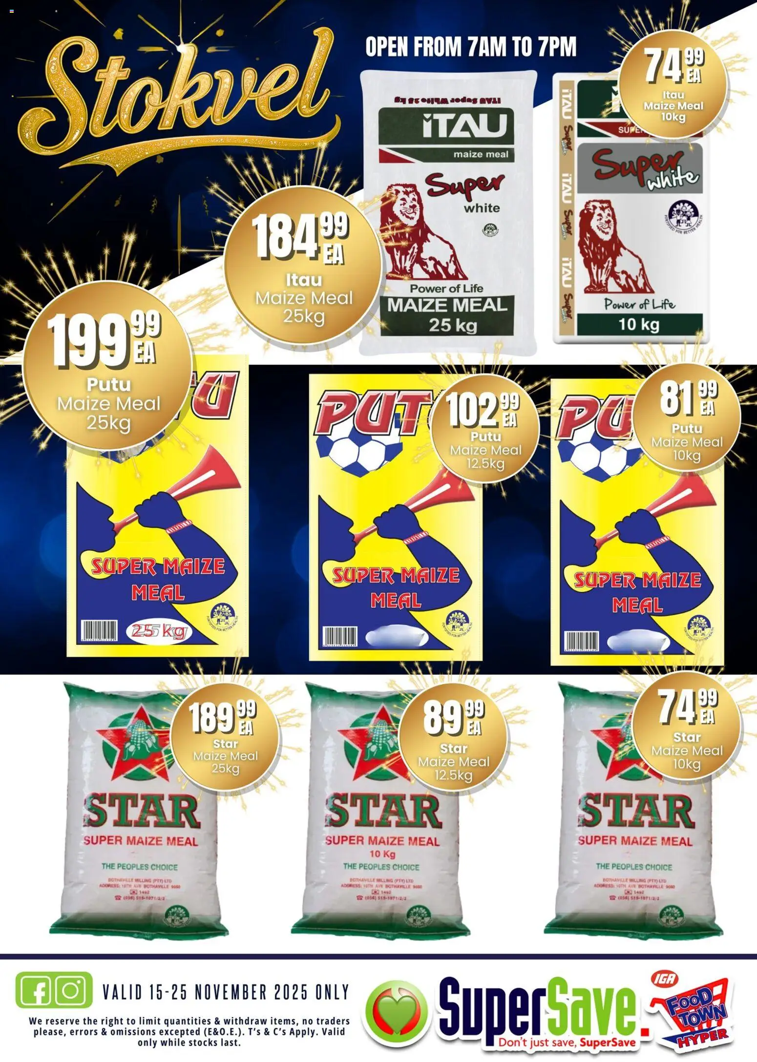 New Super Save catalogue – valid from 15.11.2025 | Page: 53 | Products: Maize meal