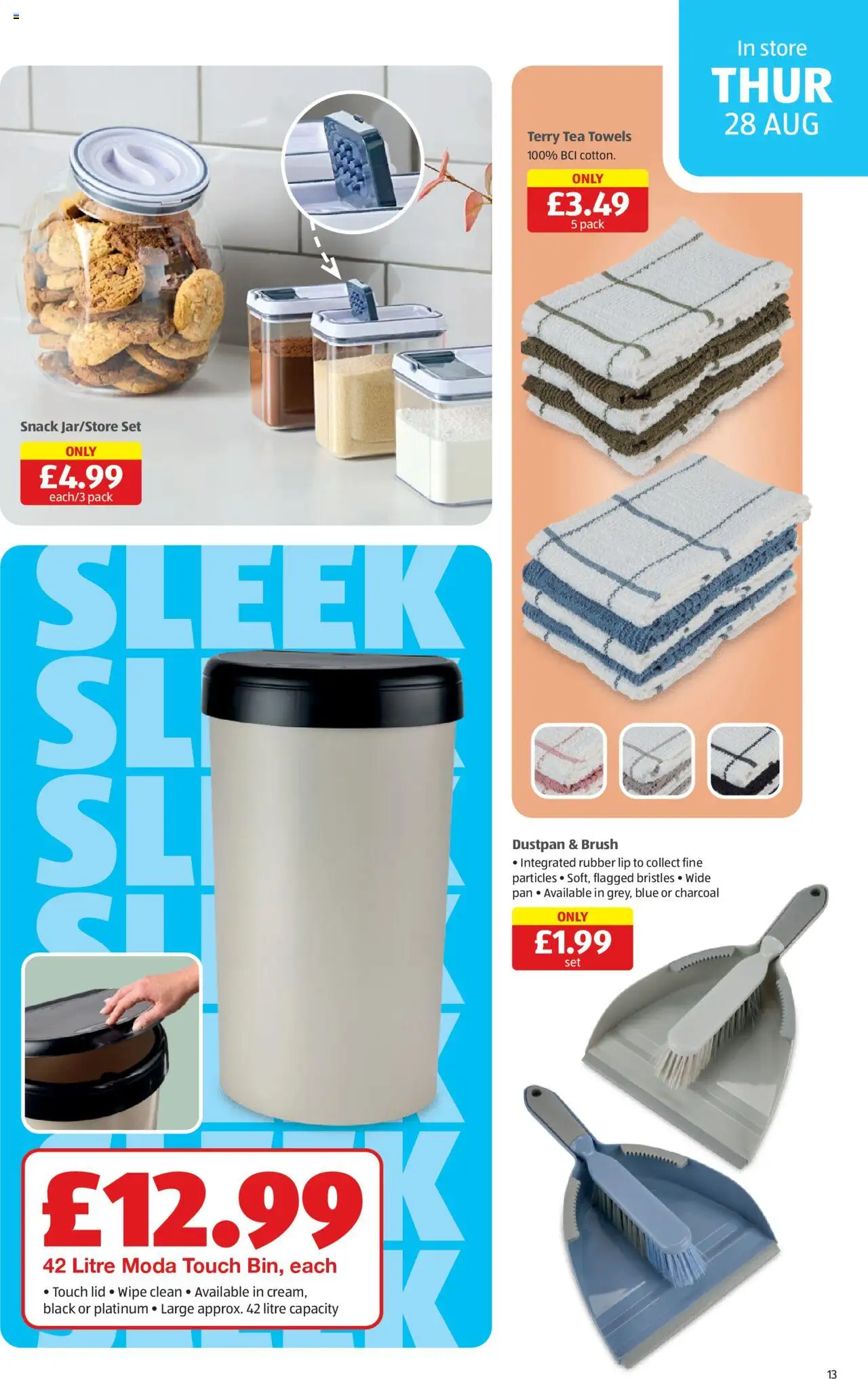 | Page: 13 | Products: Towels, Brush, Tea, Snack