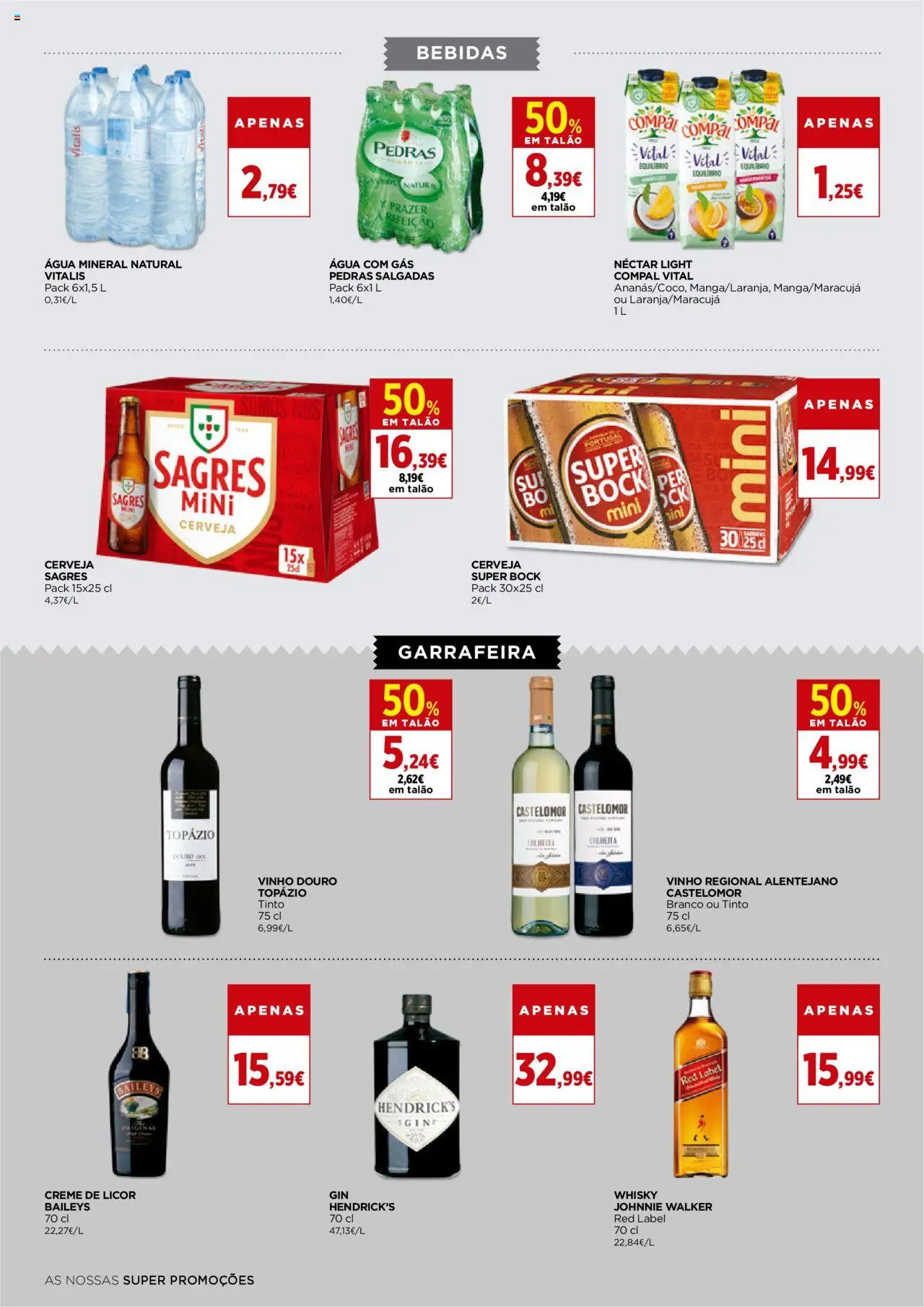 El Corte Ingles folheto │ válido de 03.10.2025 | Página: 10 | Produtos: Super bock, Licor, Vinho, Água com gás
