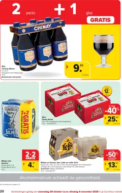 Carrefour market folder week 44 - Voorbeeld van een folder van Carrefour market, geldig van 29.10.2025 | Pagina: 20 | Producten: Bier