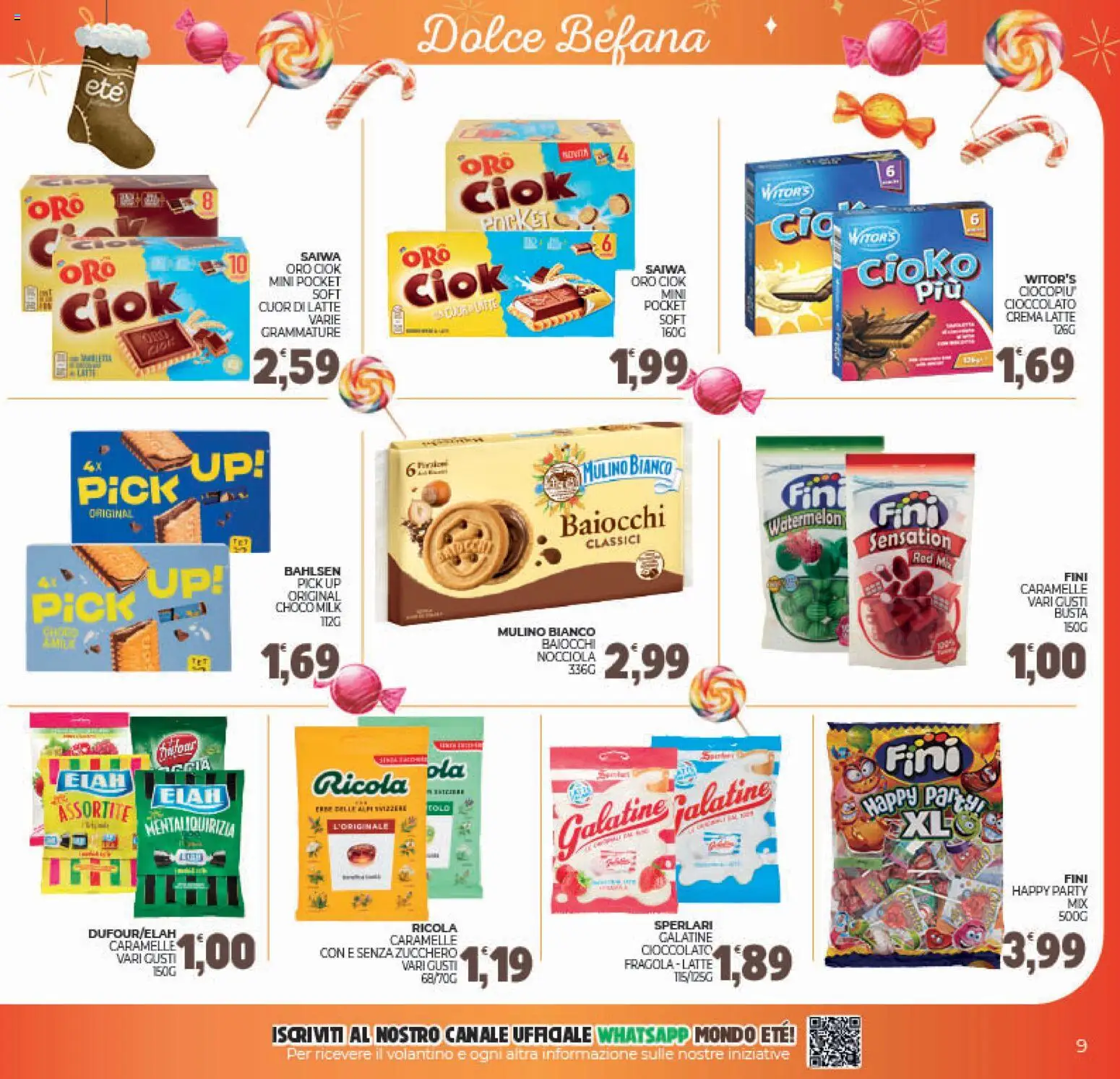 Volantino Eté del 27.12.2025 | Pagina: 9 | Prodotti: Crema, Cioccolato, Caramelle, Latte