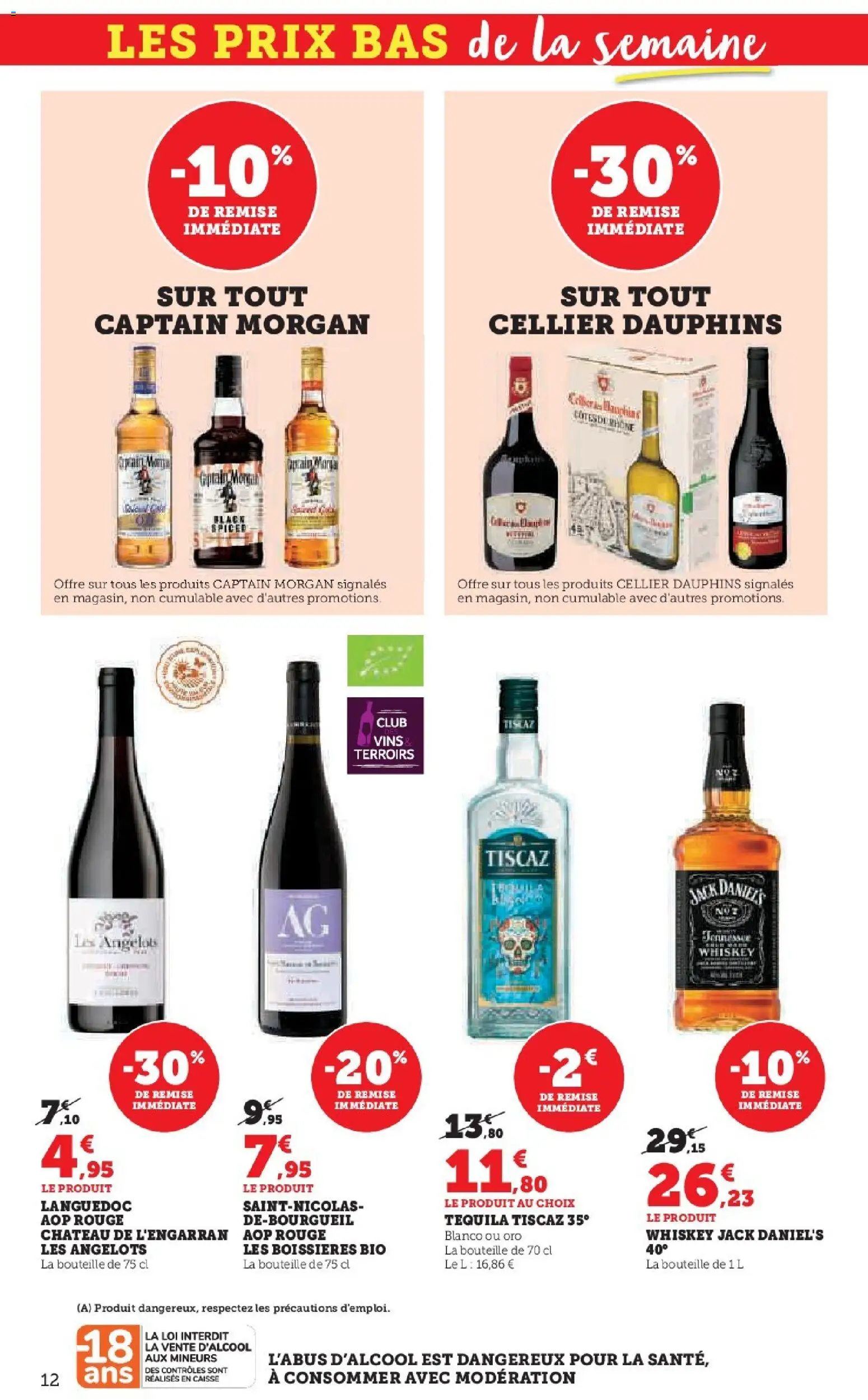 {H1} | Page: 12 | Produits: Tequila, Captain Morgan