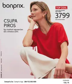 Bonprix akció katalógus Csupa Piros - amely érvényes a következő dátumtól: 30.03.2026