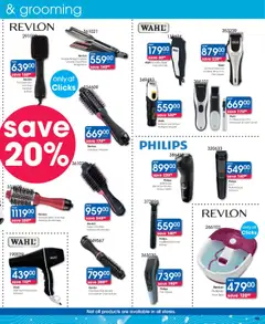 Clicks Specials │ valid from 22.07.2025 | Page: 49 | Products: Dryer, Plate, Hair clipper, Brush