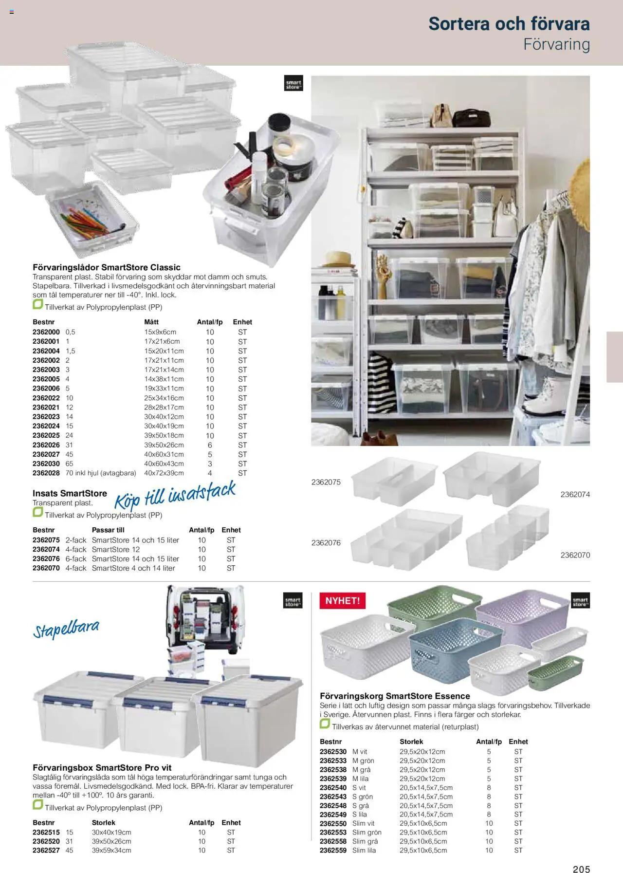 Office Depot reklamblad aktuell från 15.02.2024 | Sida: 207 | Produkter: Förvaringslådor