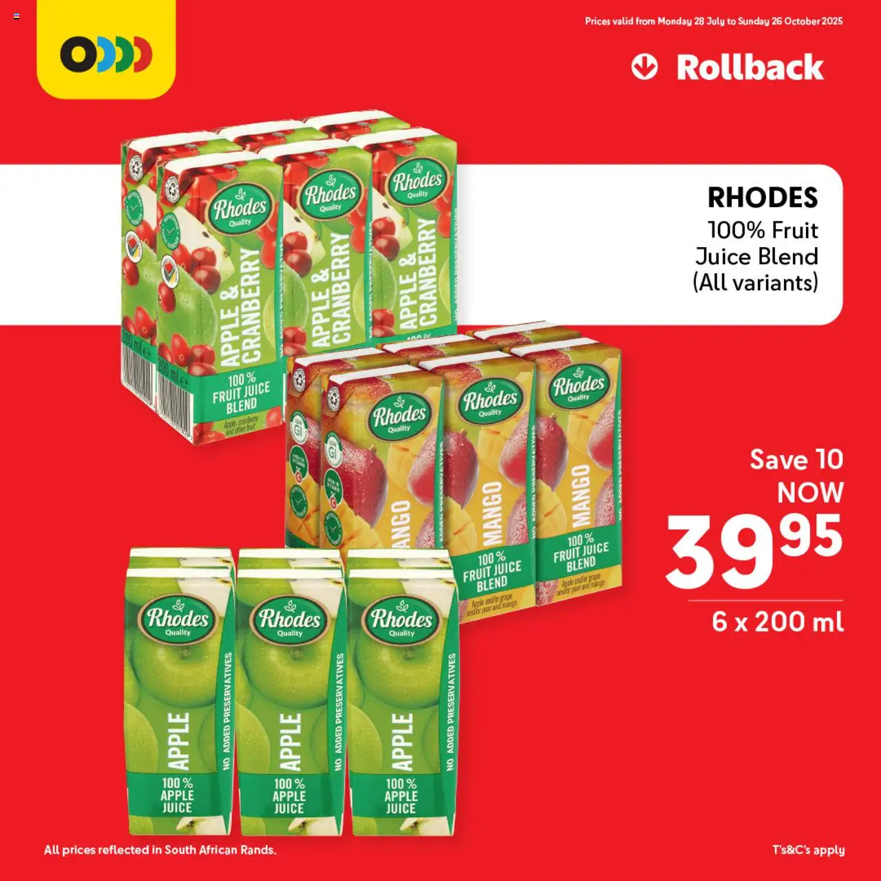 Makro Price Rollback Breakfast  │ valid from 28.07.2025 | Page: 6 | Products: Juice, Fruit, Mango
