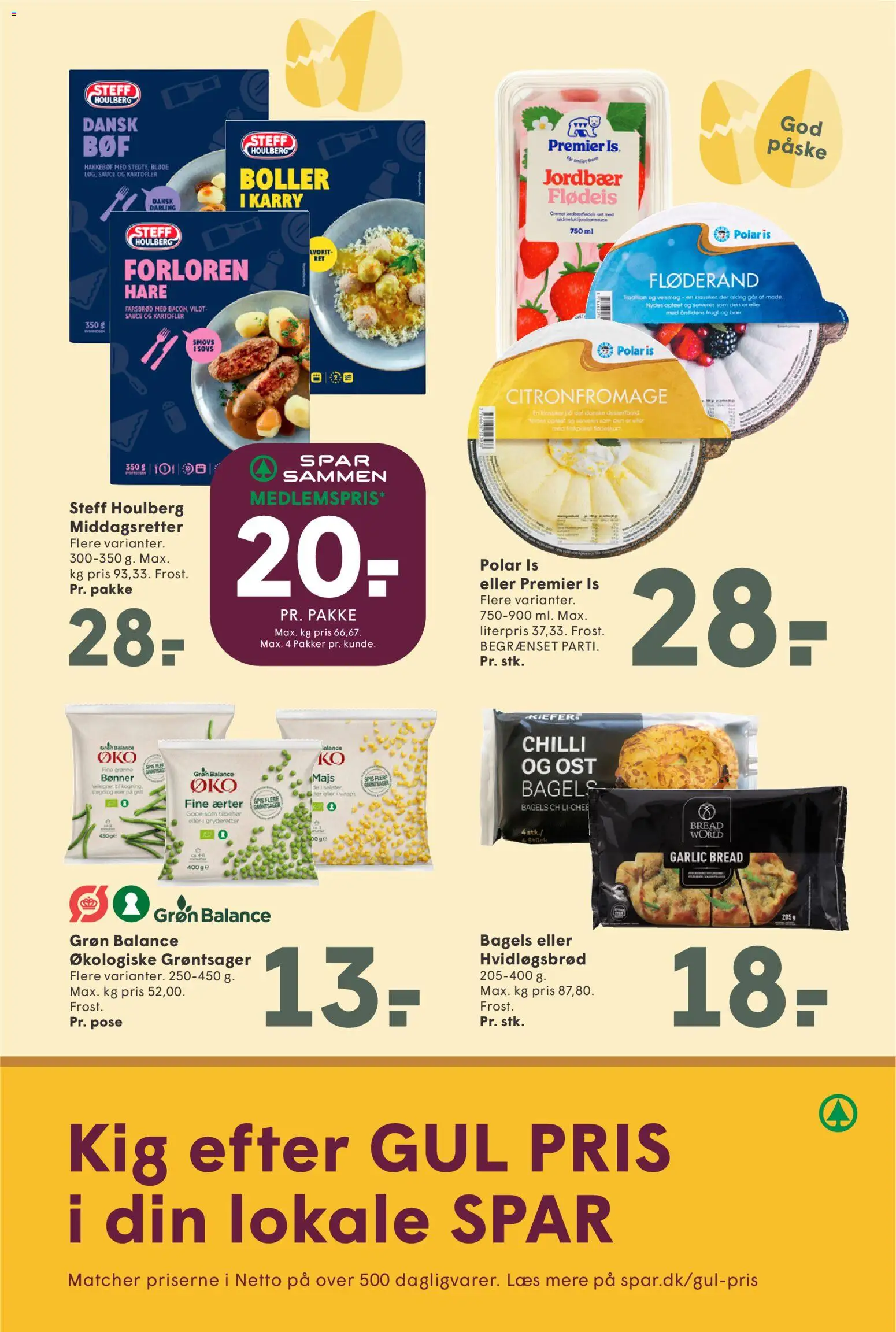 Spar tilbudsavis – gyldig fra 20.03.2026 | Side: 15 | Produkter: Karry, Jordbær, Kartofler, Majs