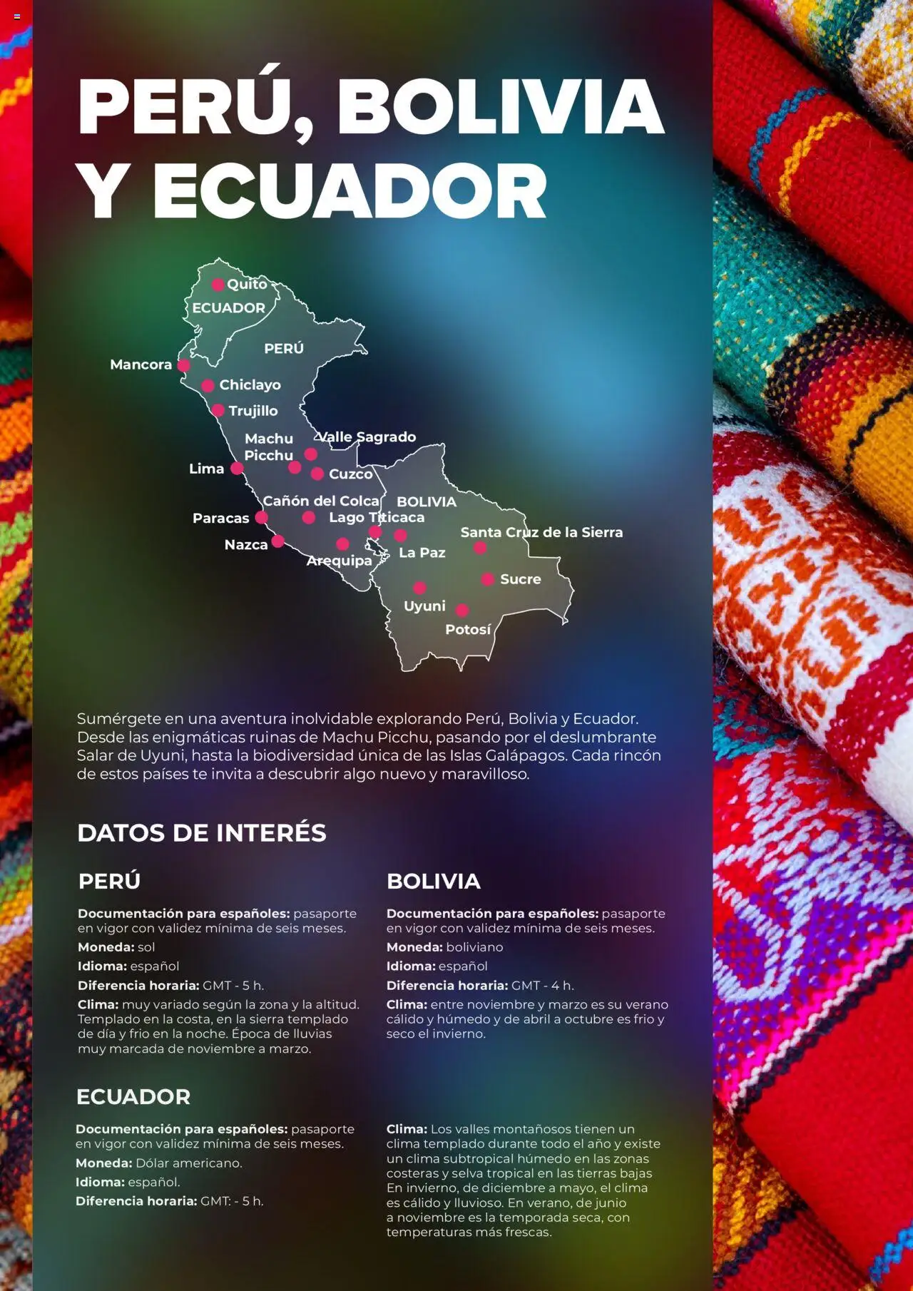 Viajes El Corte Inglés Centroamérica y Sudamérica │ válido desde el 01.01.2025 | Página: 42 | Productos: Lima, Té
