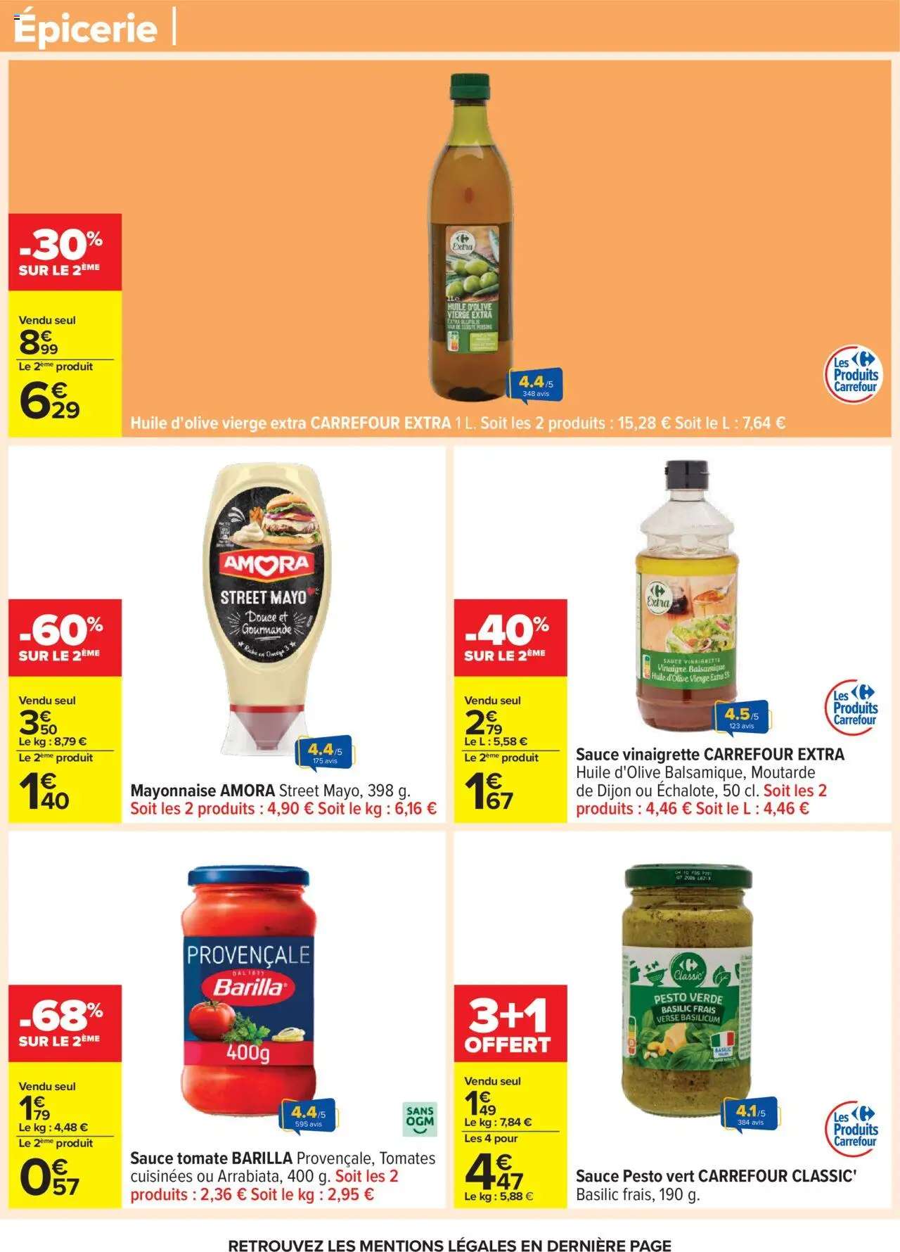  | Page: 30 | Produits: Huile D'olive, Pesto, Pesto vert, Vinaigre