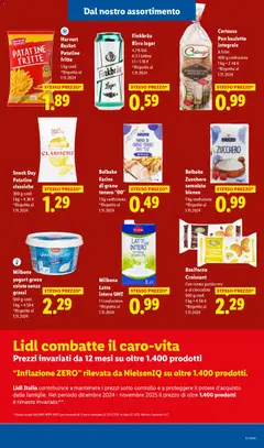 Anteprima del volantino Belbake Zucchero semolato bianco, Zucchero semolato bianco, 1 kg confezione valido a partire dal 05.01.2026 | Pagina: 13