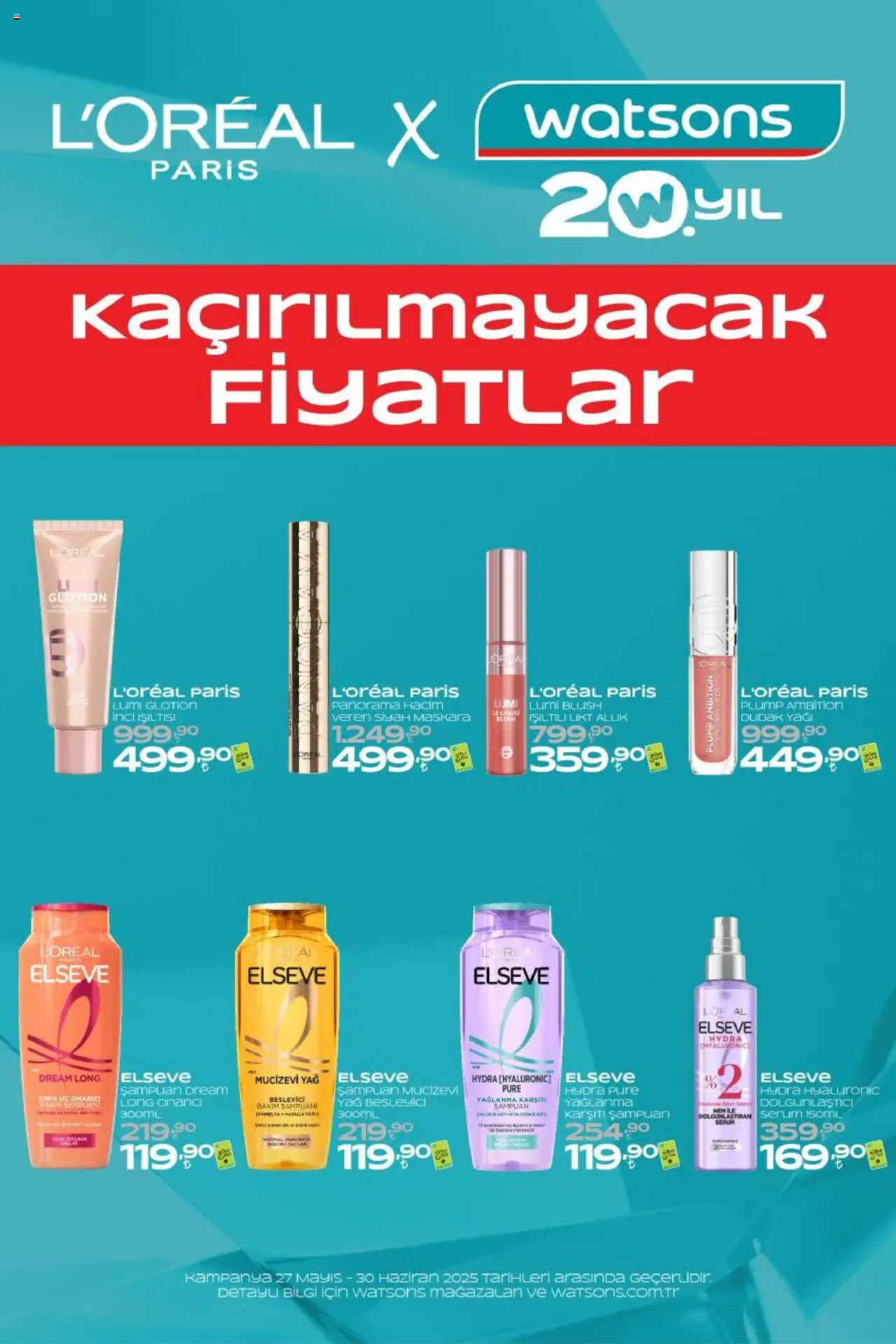 Watsons Katalog - 27.05.2025 tarihinden itibaren geçerlidir | Sayfa: 2 | Ürünler: Şampuan, Allık, Yağ
