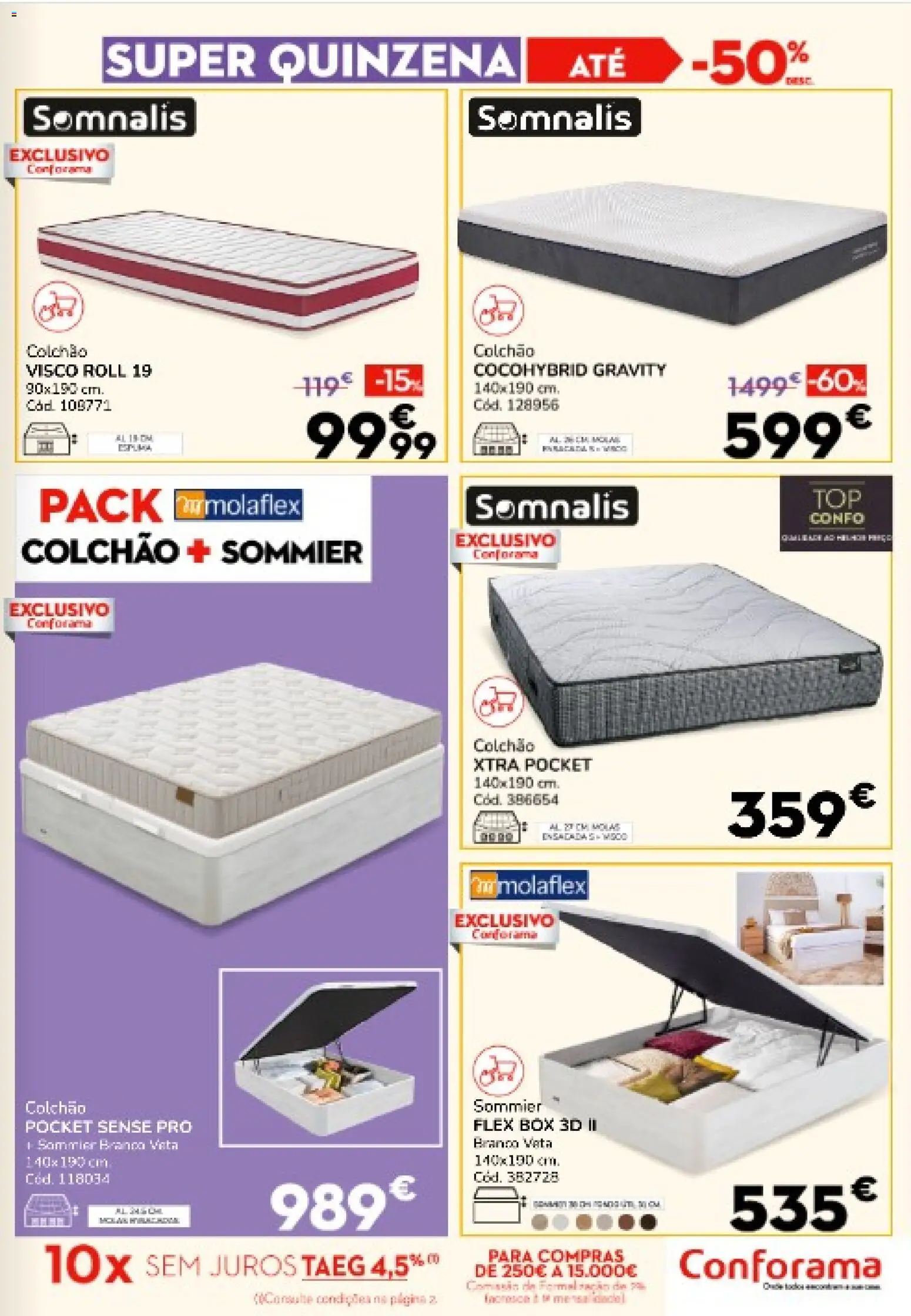 Conforama folheto │ válido de 18.12.2025 | Página: 11 | Produtos: Colchão