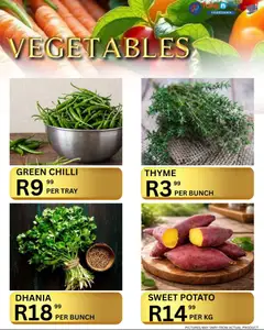 Take n Pay specials catalogue – valid from 17.03.2026 | Page: 5 | Products: Tray, Vegetables, Chilli