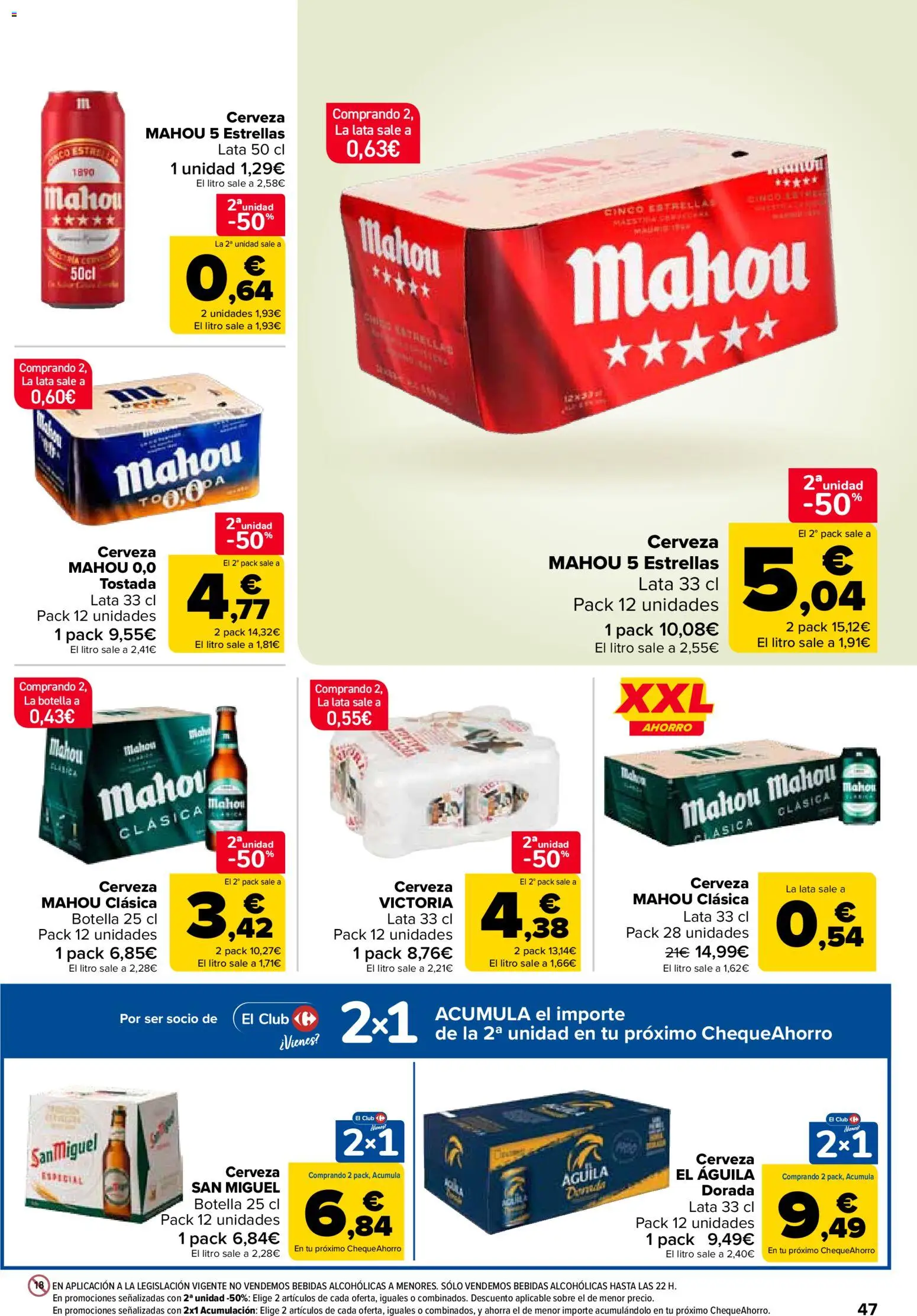 Carrefour folleto │ válido desde el 12.02.2026 | Página: 47 | Productos: Cerveza