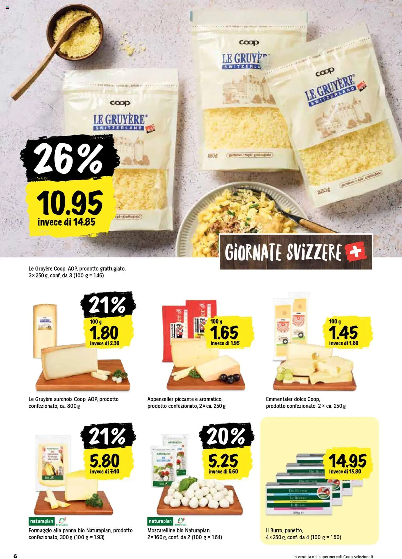 Coop - Una settimana di azioni ab 24.07.2025 | Seite: 6 | Produkte: Butter