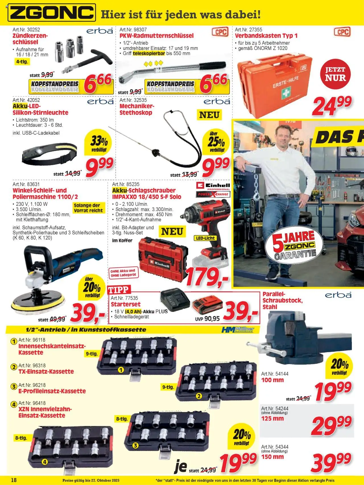 Zgonc - Flugblatt Oktober I 2025 gültig ab 01.10.2025 | Seite: 18 | Produkte: Koffer