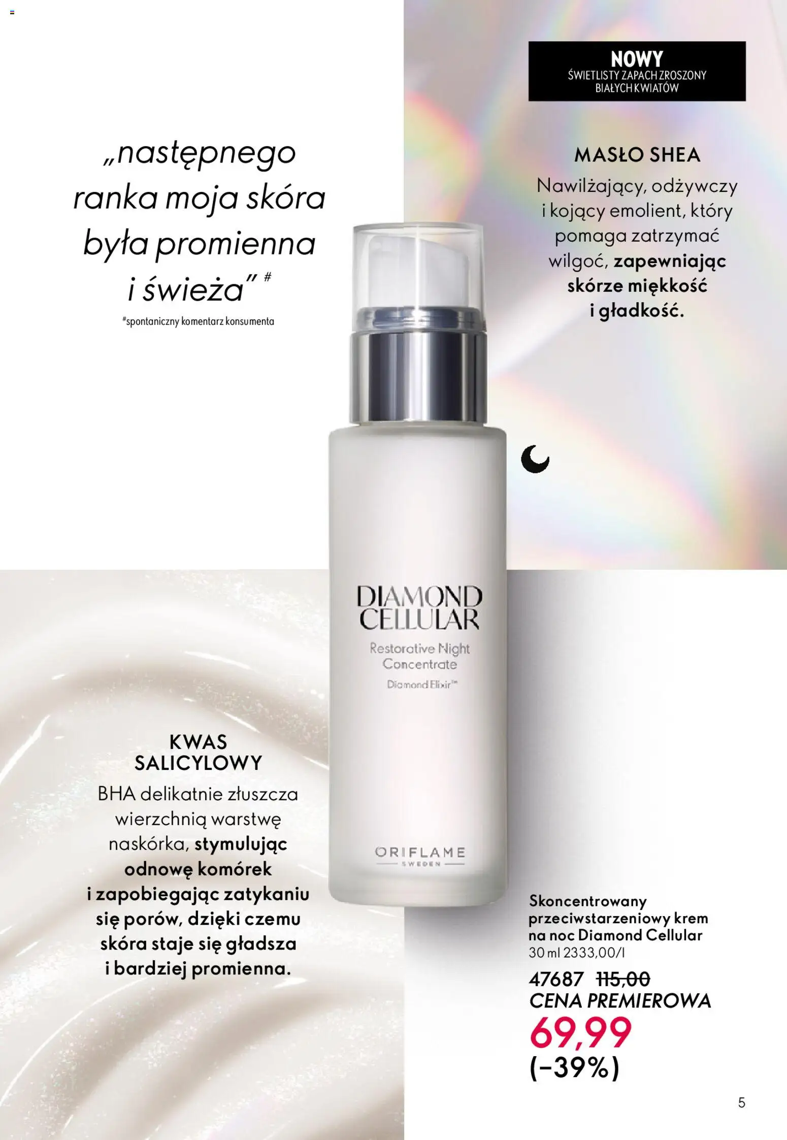 Oriflame Katalog 7 2026 od 06.05.2026 | Strona: 5 | Produkty: Zapach, Masło, Krem