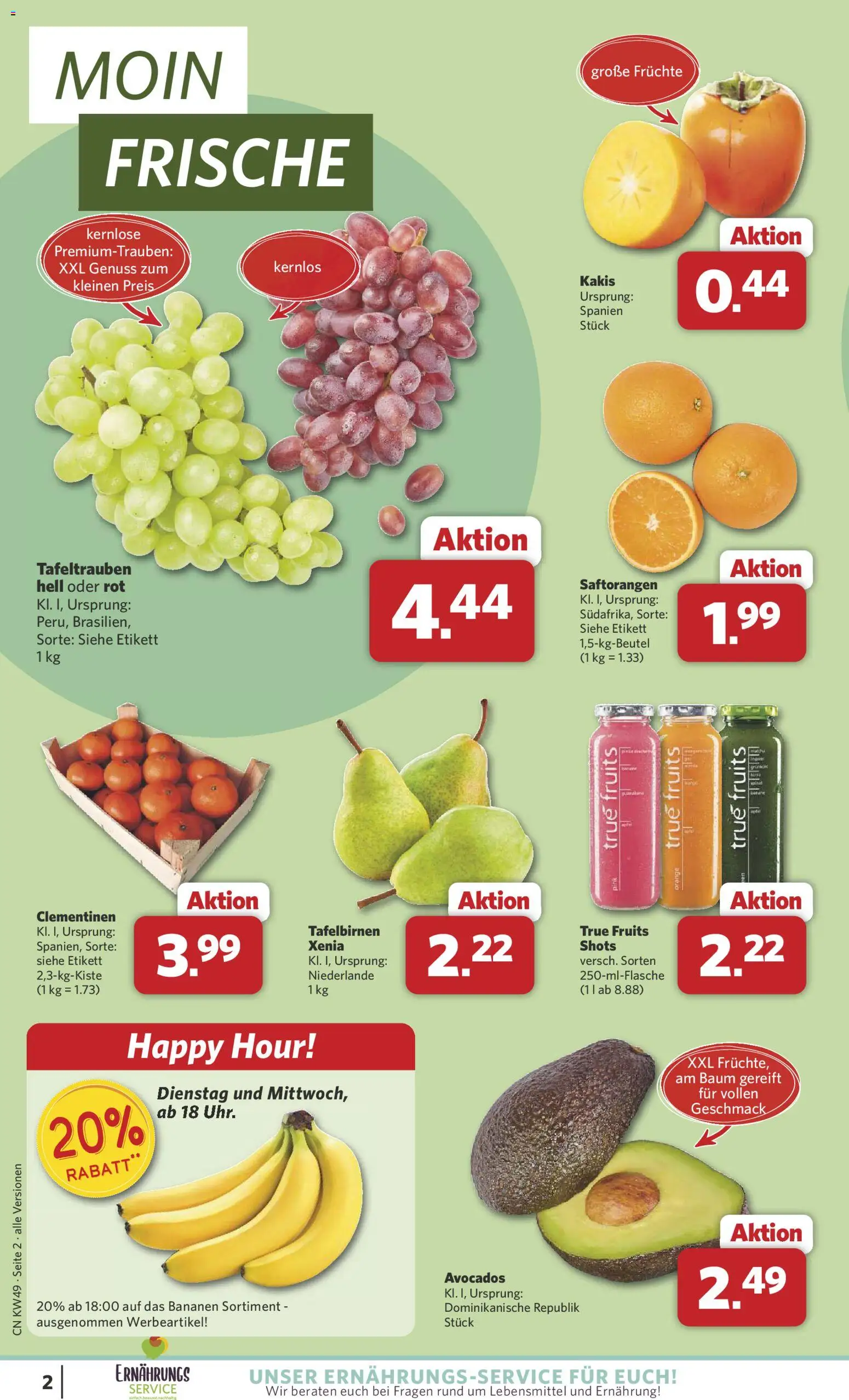 Combi Prospekt 	 – gültig ab 01.12.2025 | Seite: 2 | Produkte: Bananen