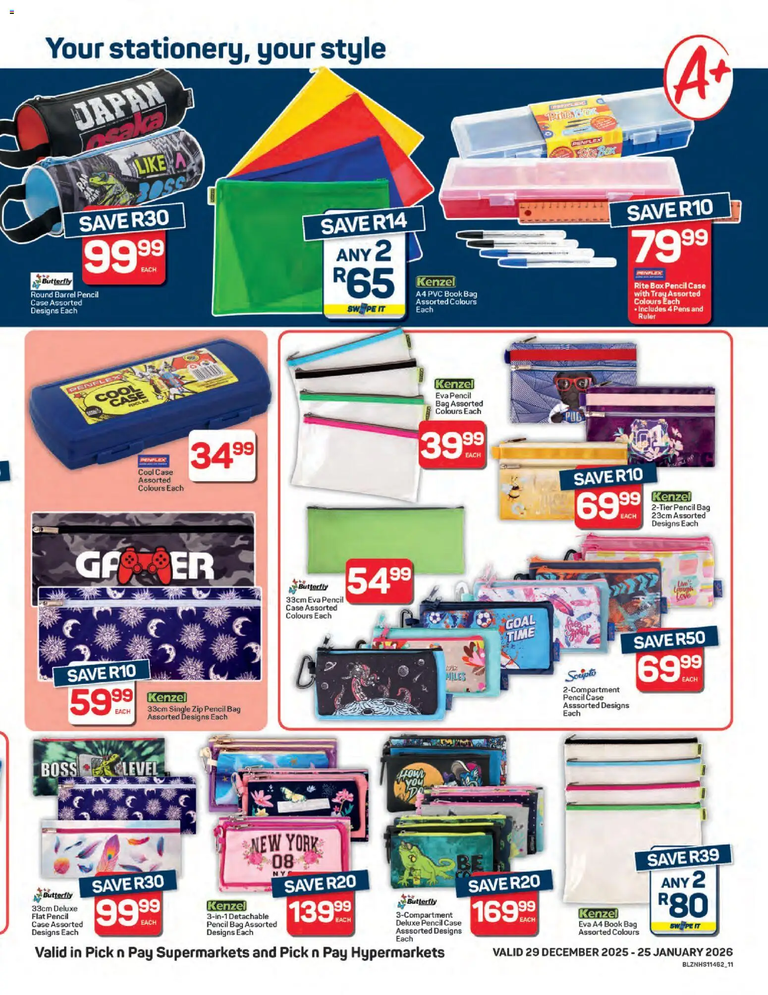 New Pick n Pay catalogue – valid from 29.12.2025 | Page: 11 | Products: Tray, Case, Bag, Box
