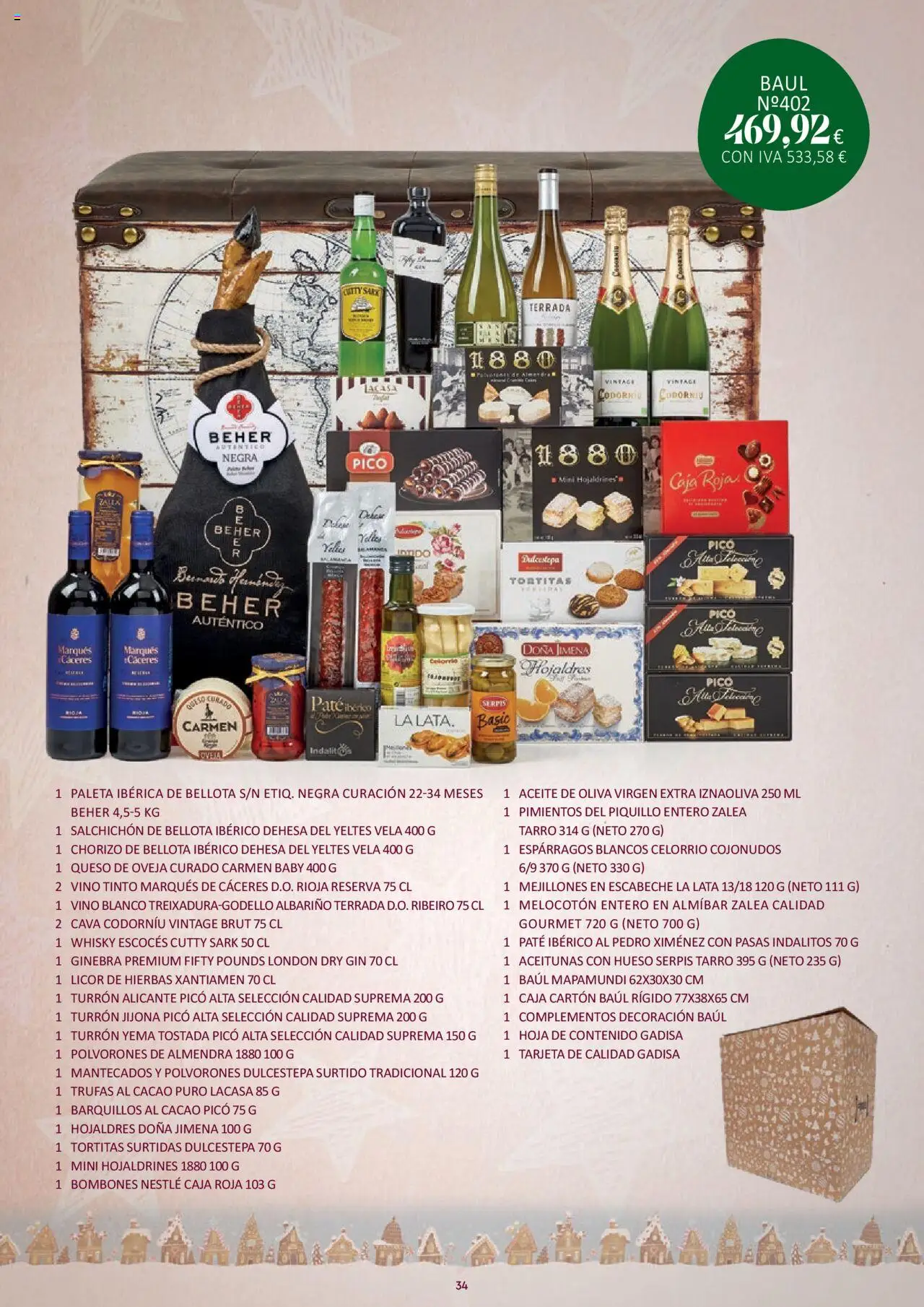 Gadis folleto │ válido desde el 16.10.2025 | Página: 34 | Productos: Licor, Queso de oveja, Paté, Vela