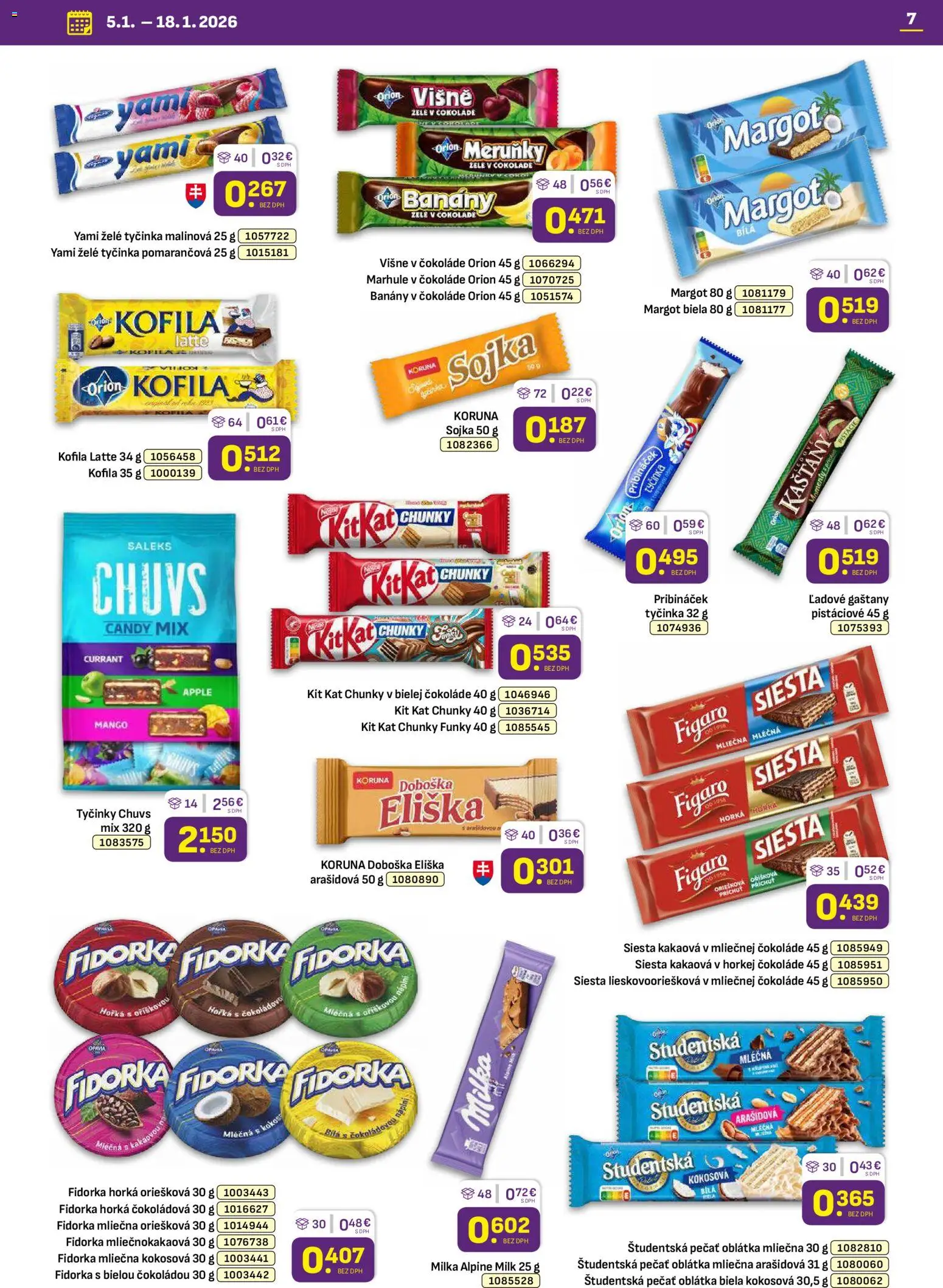 Nové Libex akcie – leták je platný od 05.01.2026 | Strana: 7 | Produkty: Apple, Pistácie, Višne, Marhule
