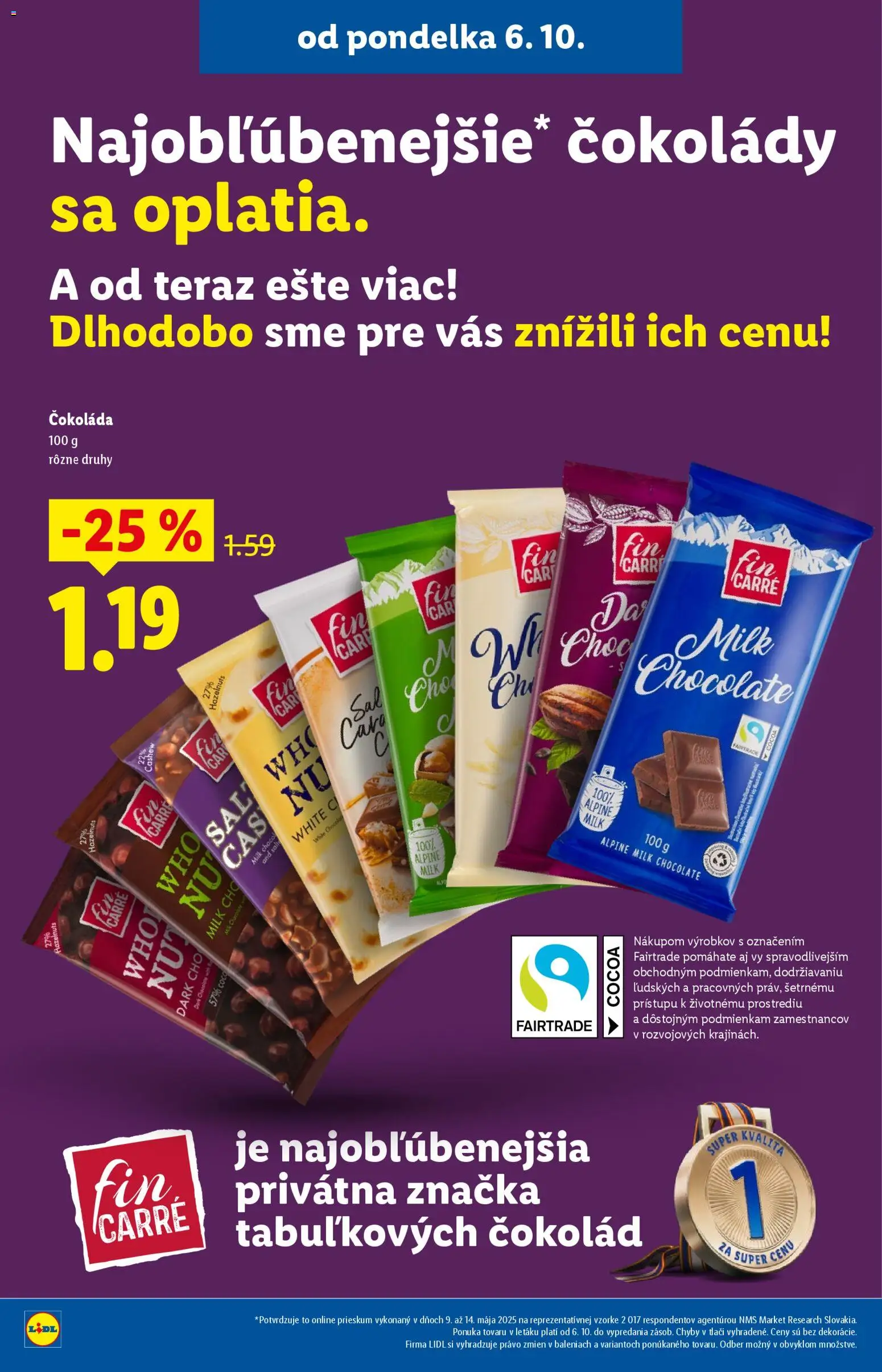 Nové Lidl akcie – leták je platný od 30.10.2025 | Strana: 49 | Produkty: Čokoláda