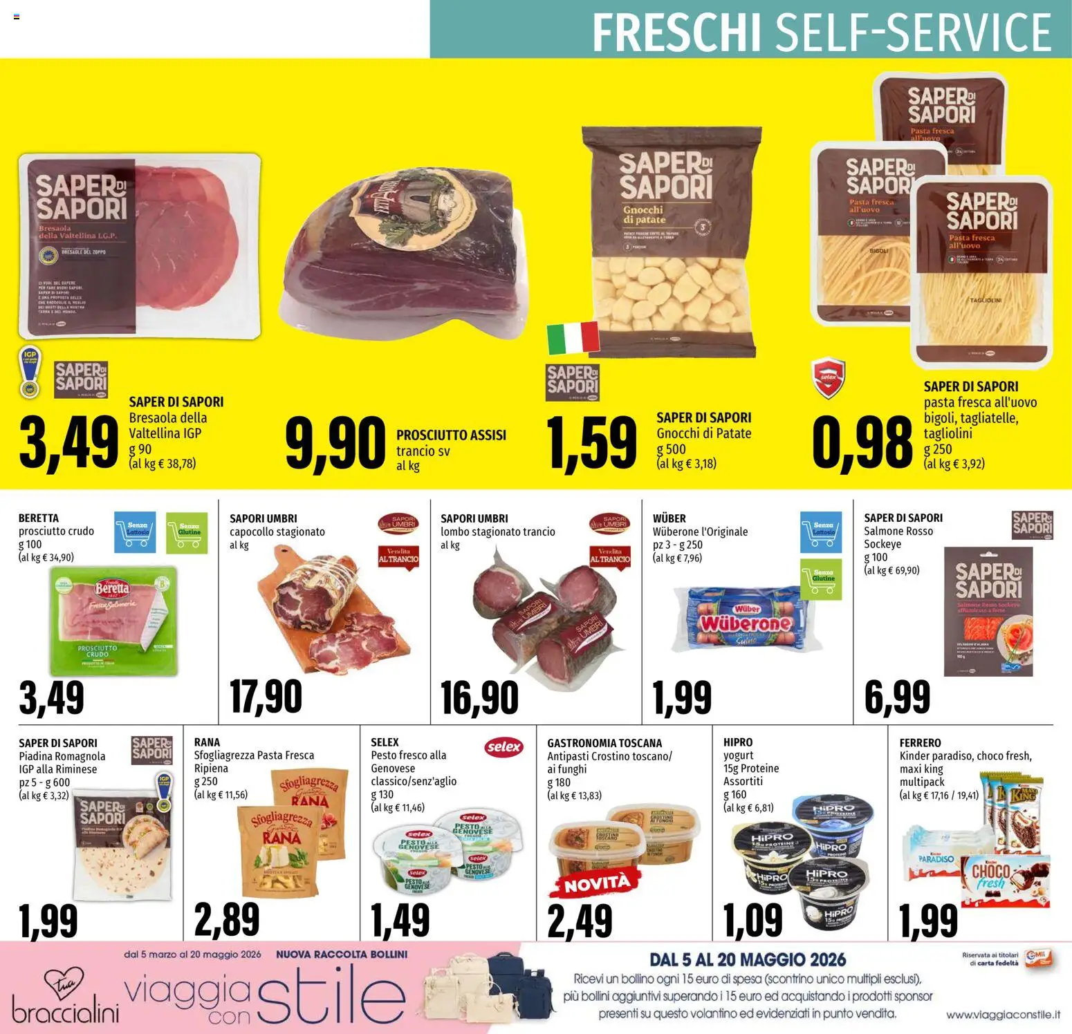 Volantino EMI del 16.03.2026 | Pagina: 6 | Prodotti: Suino, Pasta, Pesto, Terra