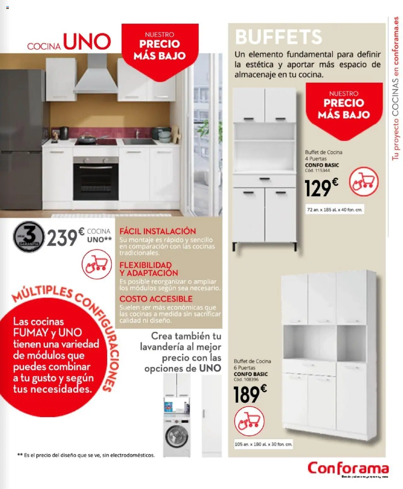 Conforama - Folleto │ válido desde el 27.03.2025 | Página: 69 | Productos: Cocina, Almacenaje