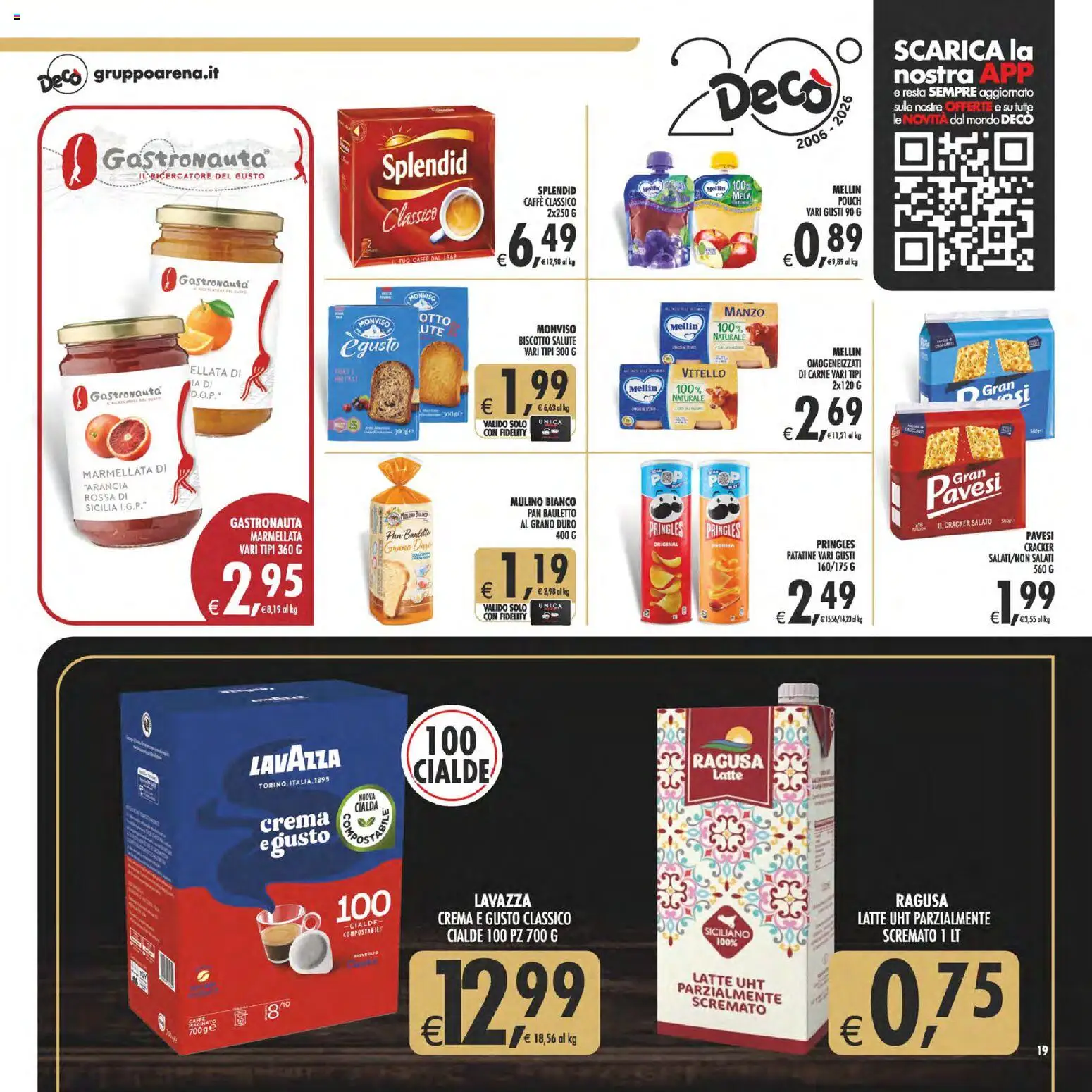 Volantino Decò del 17.04.2026 | Pagina: 19 | Prodotti: Caffè, Patatine, Arancia, Marmellata