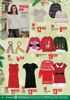 E.leclerc katalog akcije – veljaven od 03.12.2025 | Stran: 42 | Izdelki: Majica, Pulover, Obleka, Sal