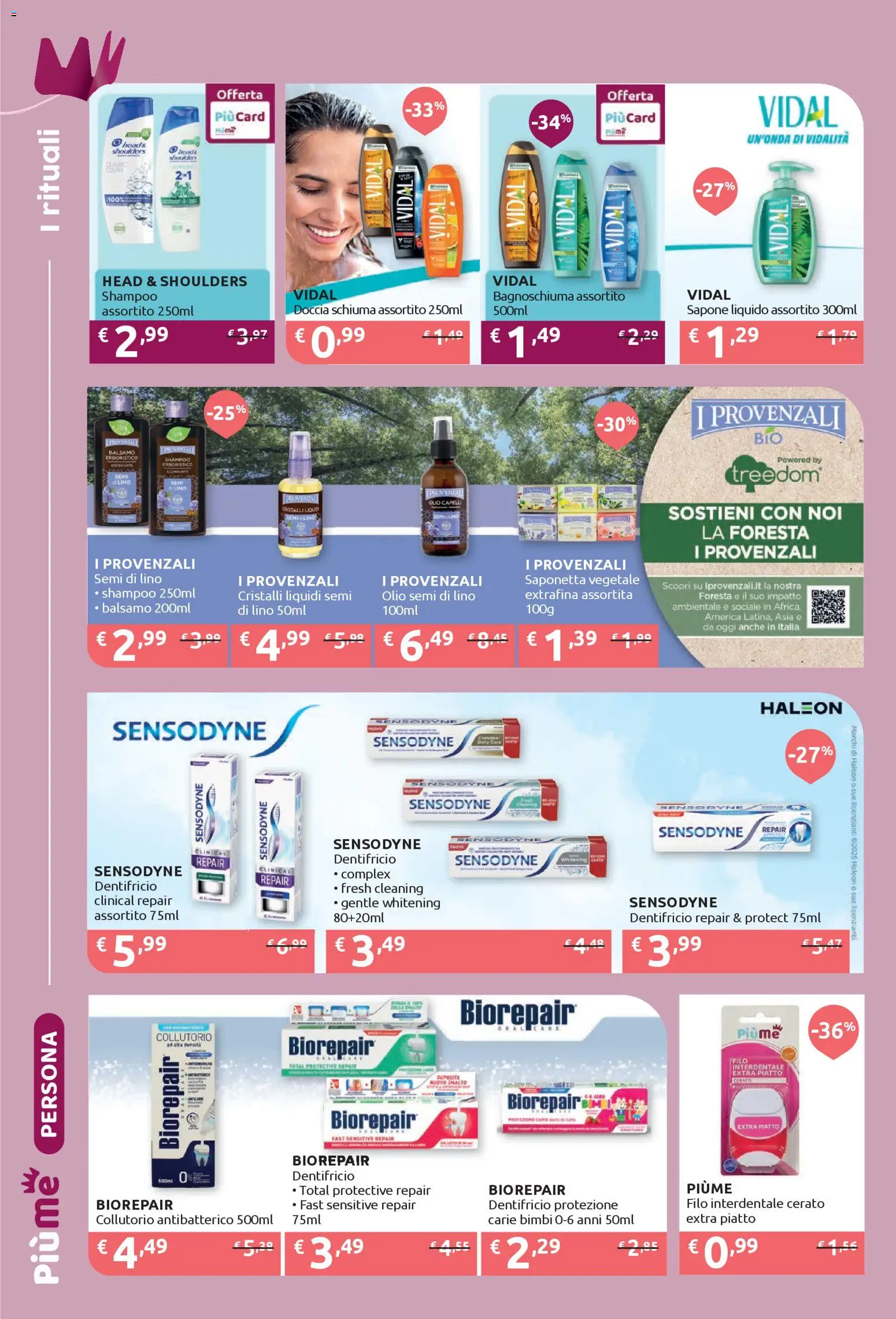 Volantino IperSoap del 26.01.2026 | Pagina: 14 | Prodotti: Balsamo, Bagnoschiuma, Piatto, Doccia