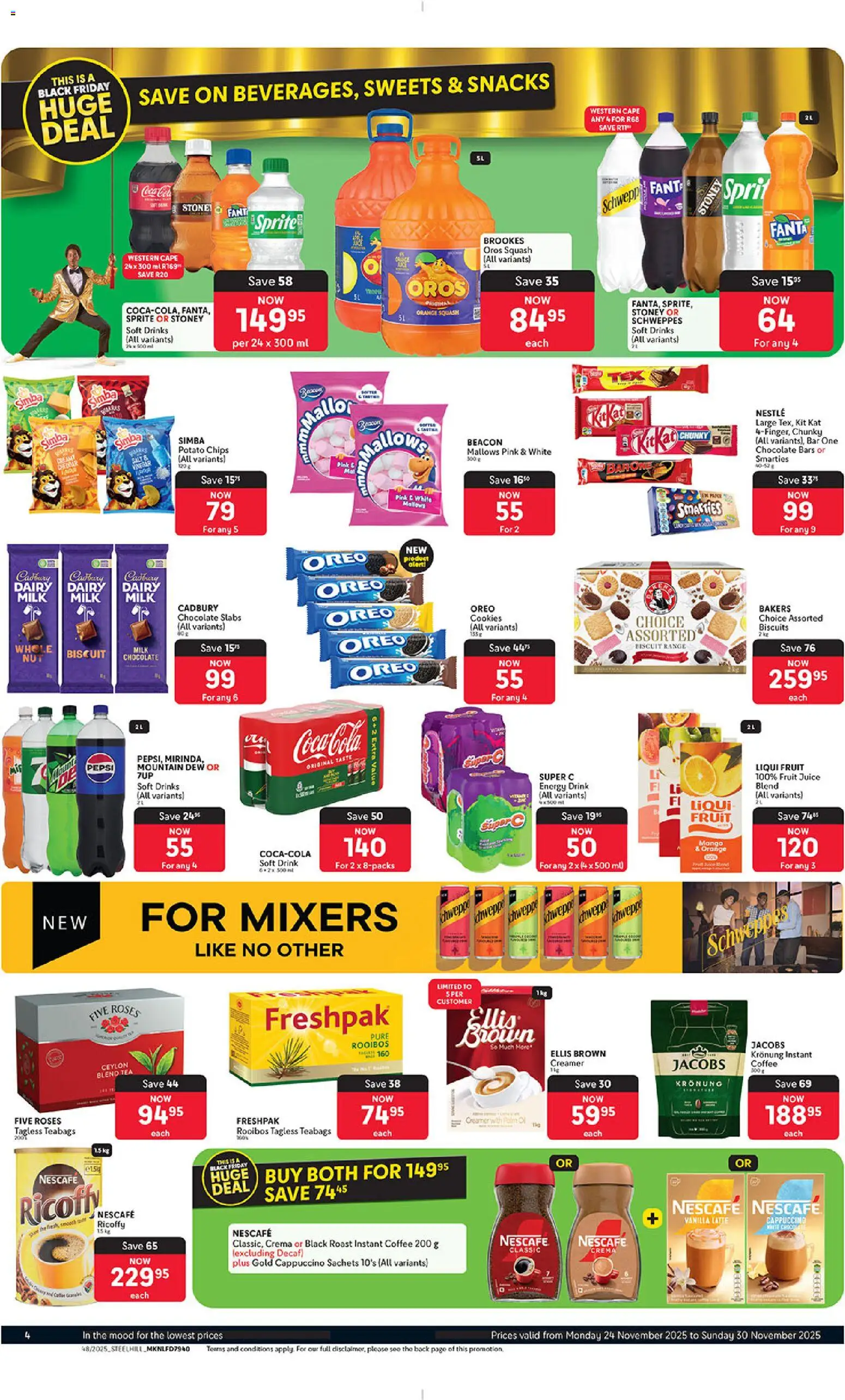 New Makro catalogue – valid from 24.11.2025 | Page: 4 | Products: Sweets, Creamer, Stoney, Estuche organizador de viaje