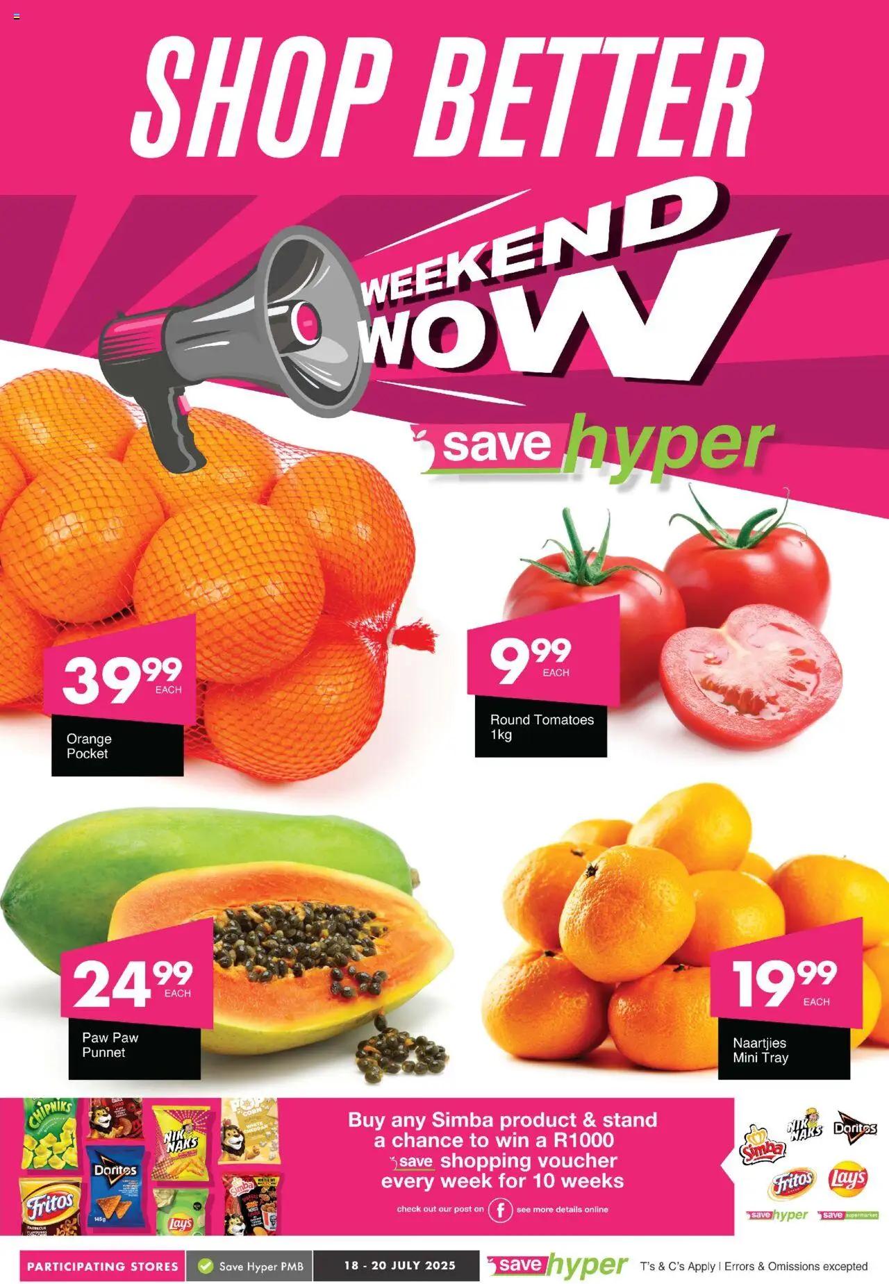 Save WOW Deals │ valid from 18.07.2025 | Page: 1 | Products: Tray, Tomatoes