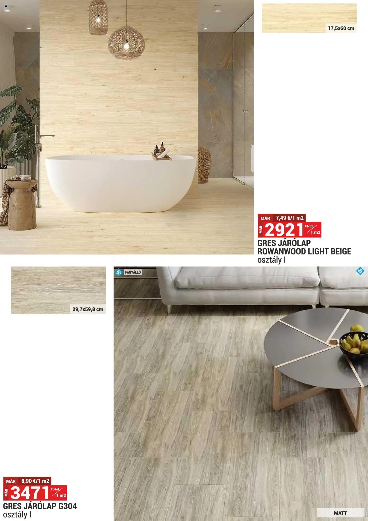 Merkury Market akciós ujság - amely érvényes a következő dátumtól: 01.02.2026 | Oldal: 25 | Termékek: Gres, Járólap