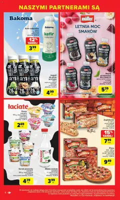 Carrefour Gazetka - Markowe okazje od 07.07.2025 | Strona: 8 | Produkty: Serek, Sandwich, Kefir naturalny, Skyr