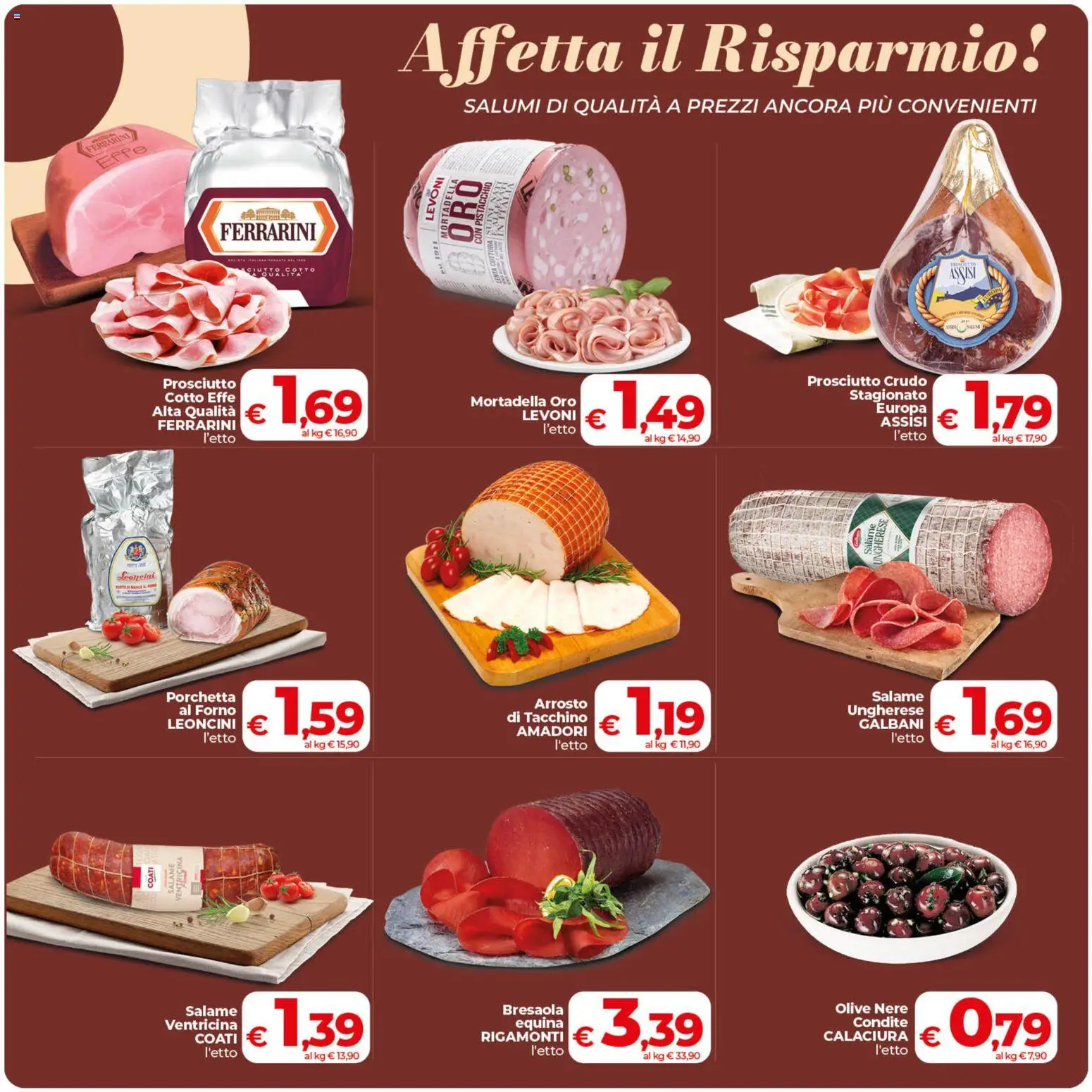 Volantino COOP del 24.02.2026 | Pagina: 7 | Prodotti: Prosciutto Crudo, Tacchino, Prosciutto, Mortadella