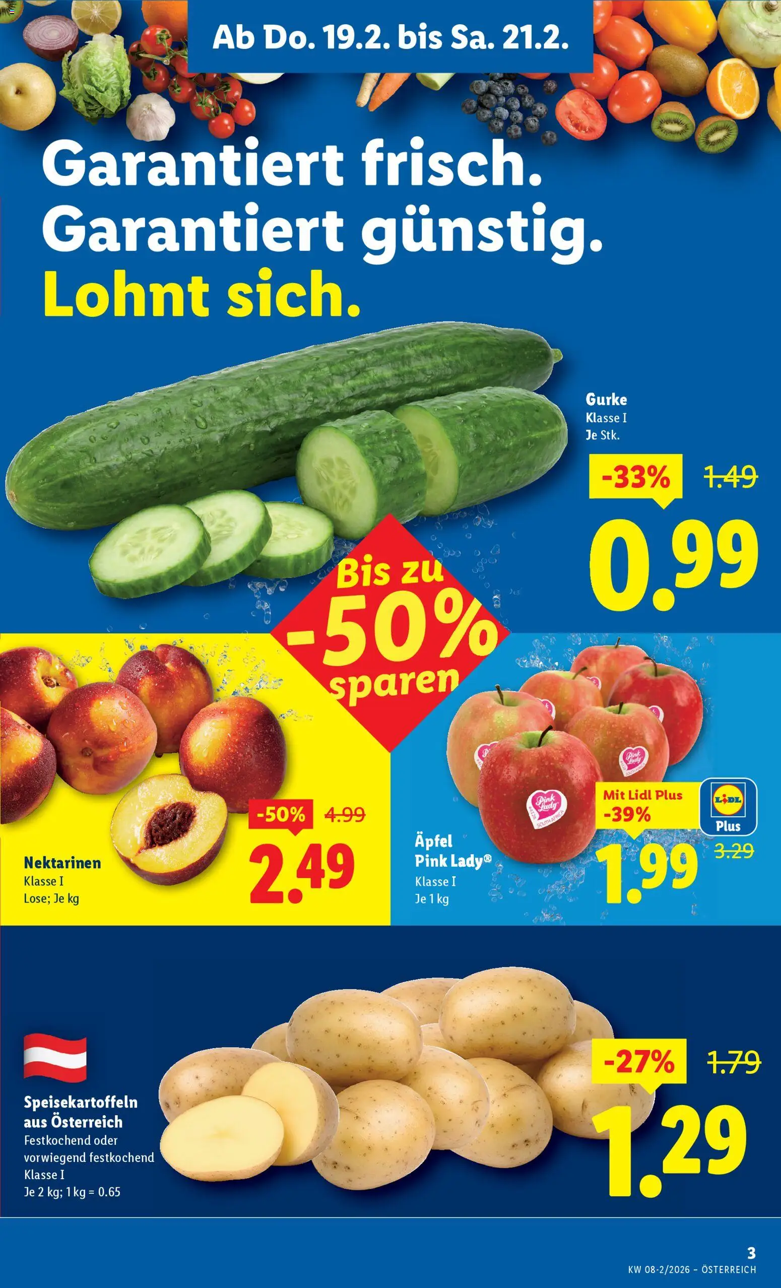 Lidl Flugblatt gültig ab 19.02.2026 | Seite: 5 | Produkte: Äpfel